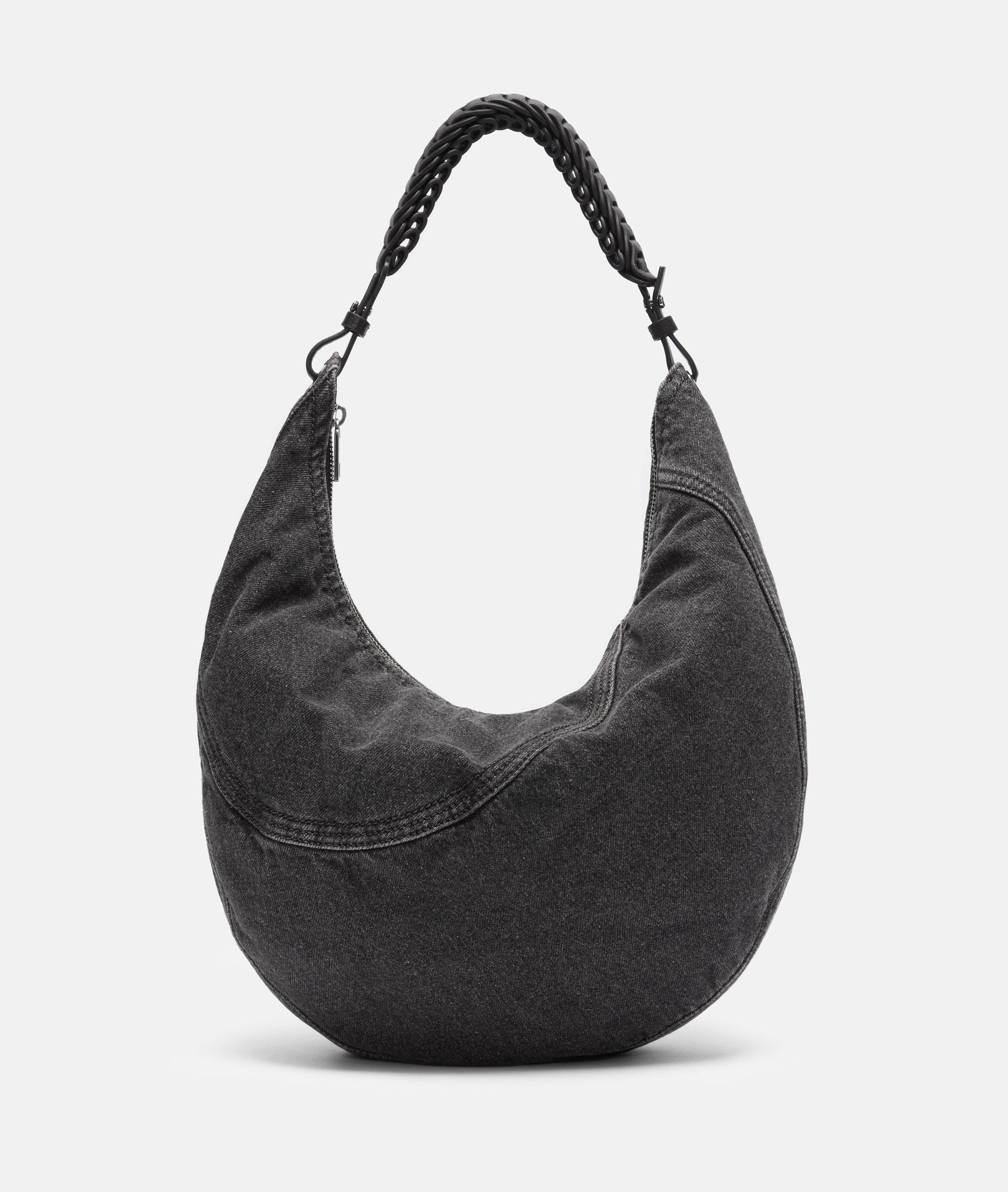 Denim Luna Hobo M in schwarz, beige & blau