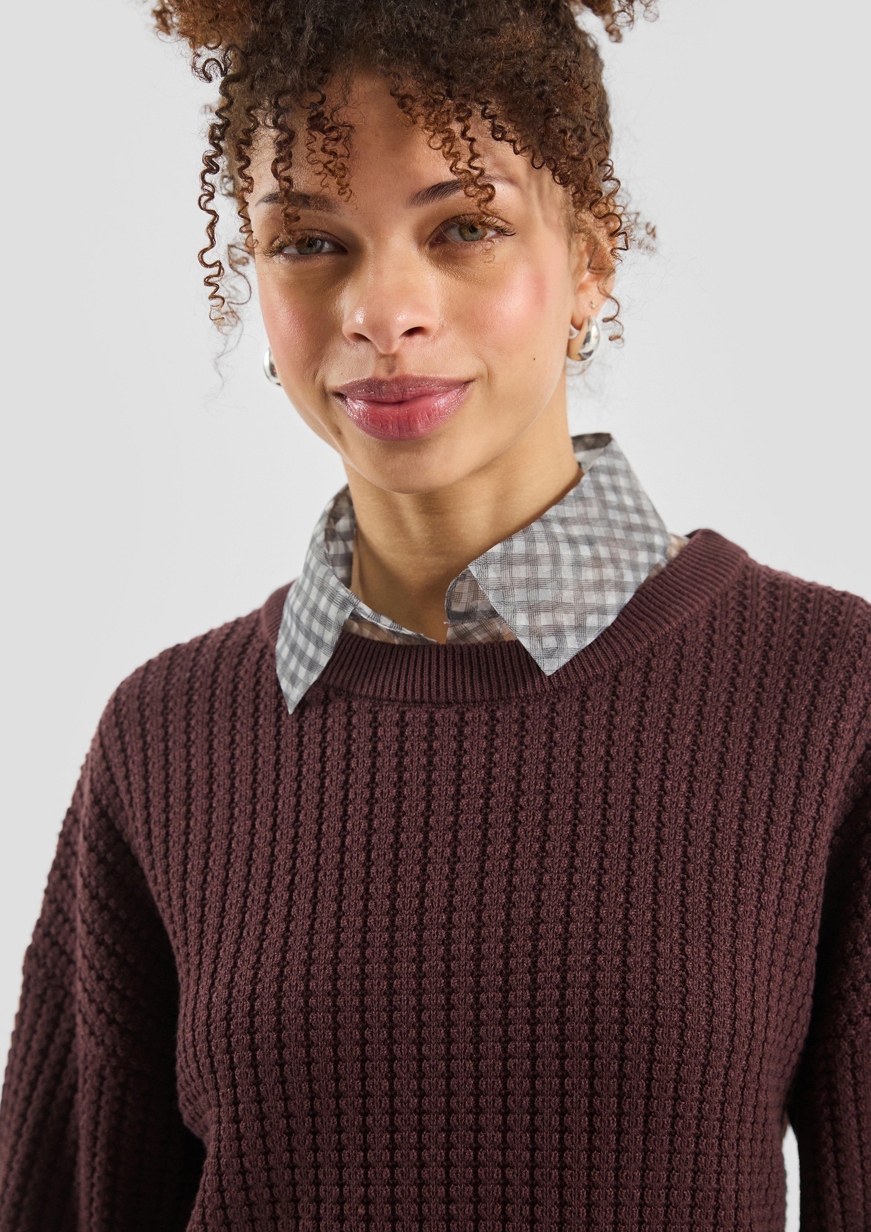 Gebreide trui in 4925, 0200 & 9999