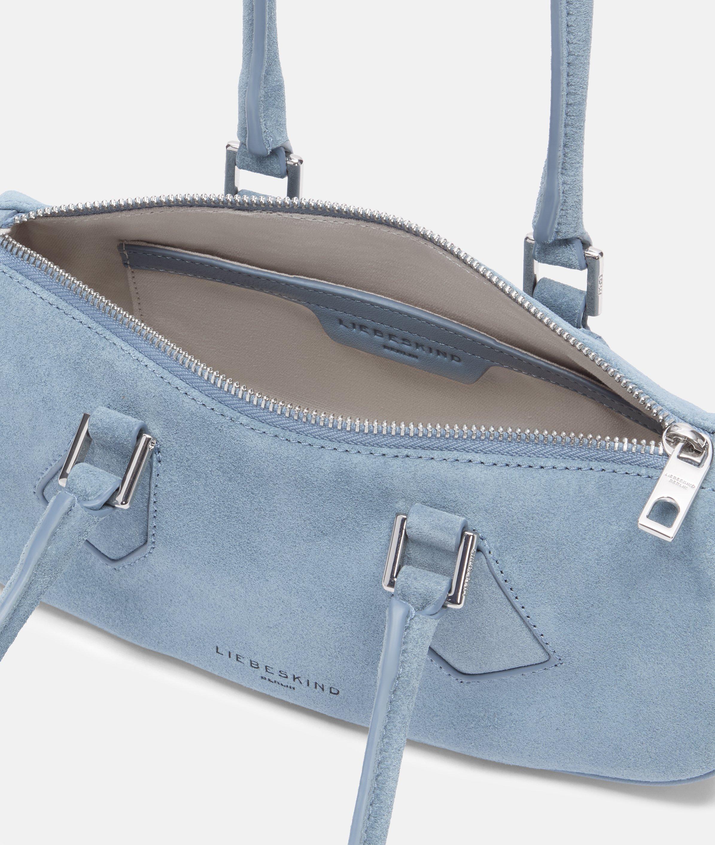 Cecile Satchel S in blau, braun & grün