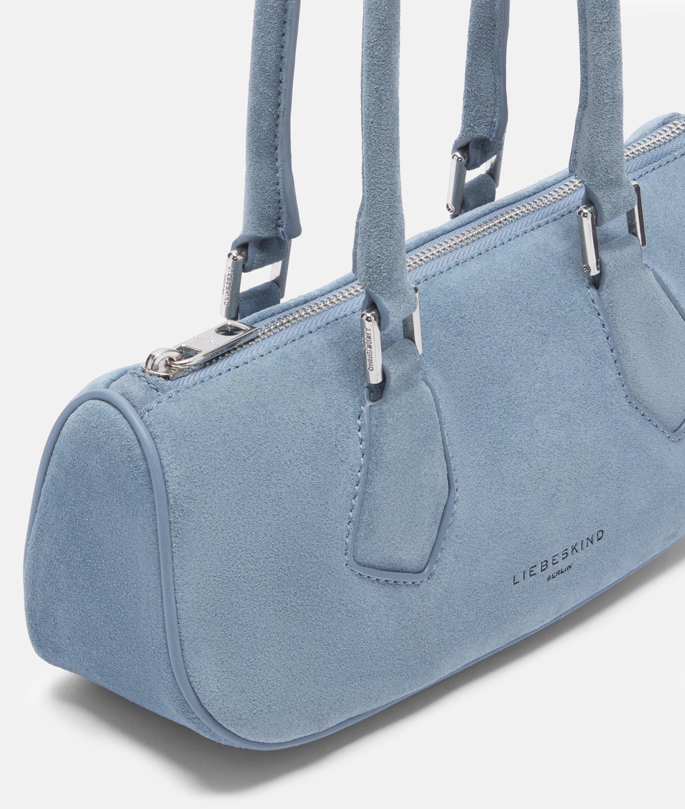 Cecile Satchel S in blau, braun & grün