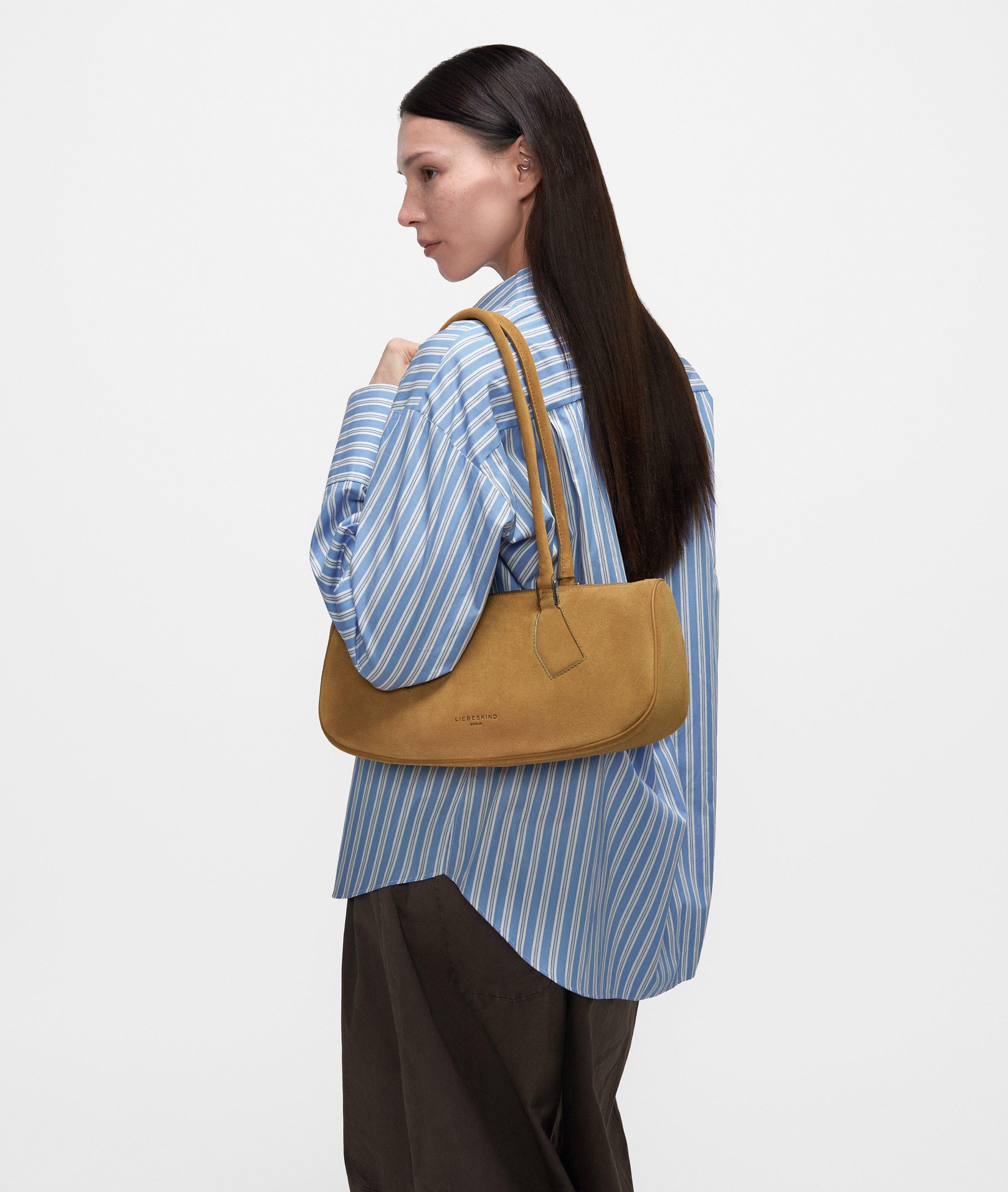 Satchel in brown & brown