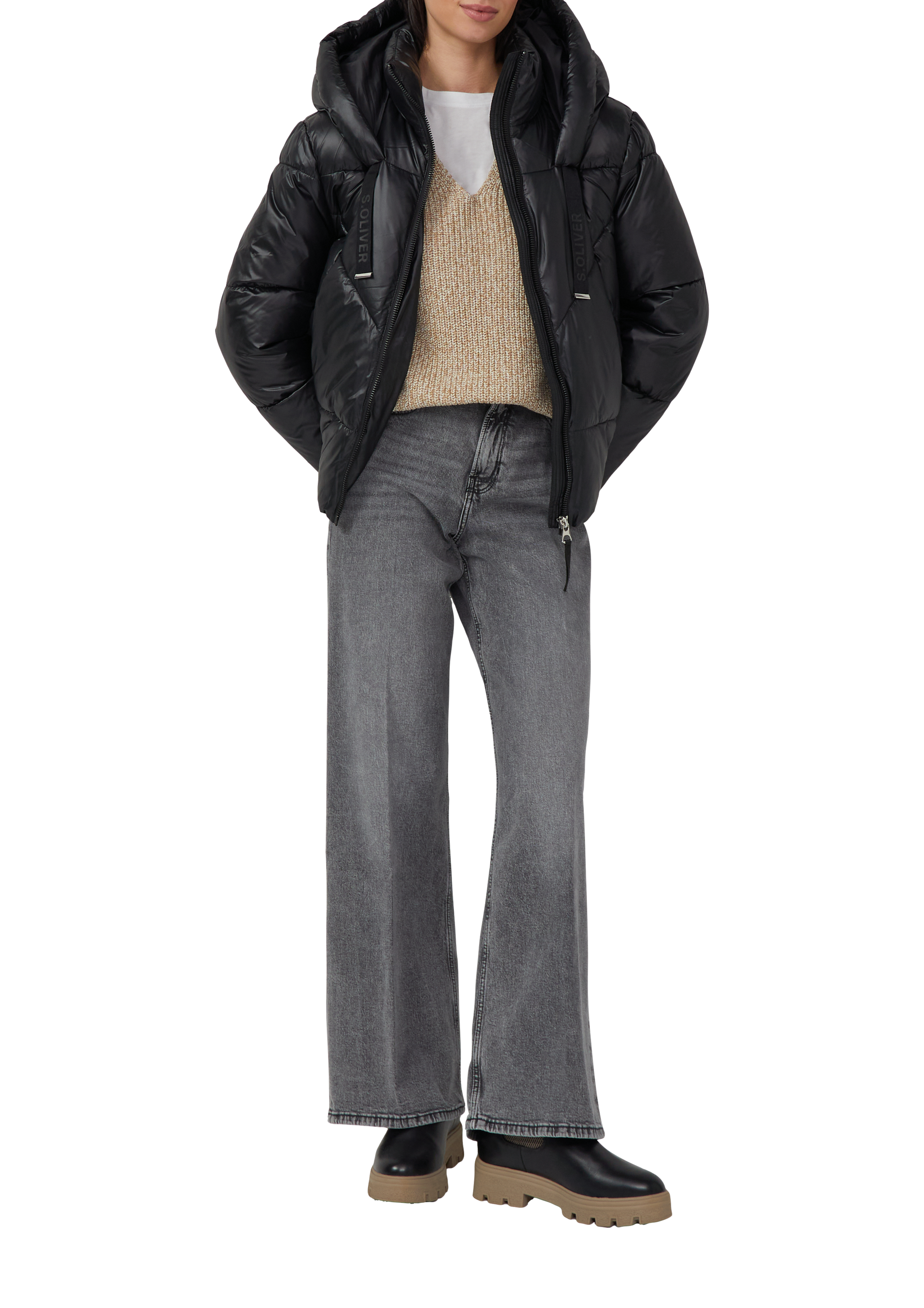 S.Oliver Gesteppte Puffer-Jacke - Winterjacke Mit Weitenregulierung