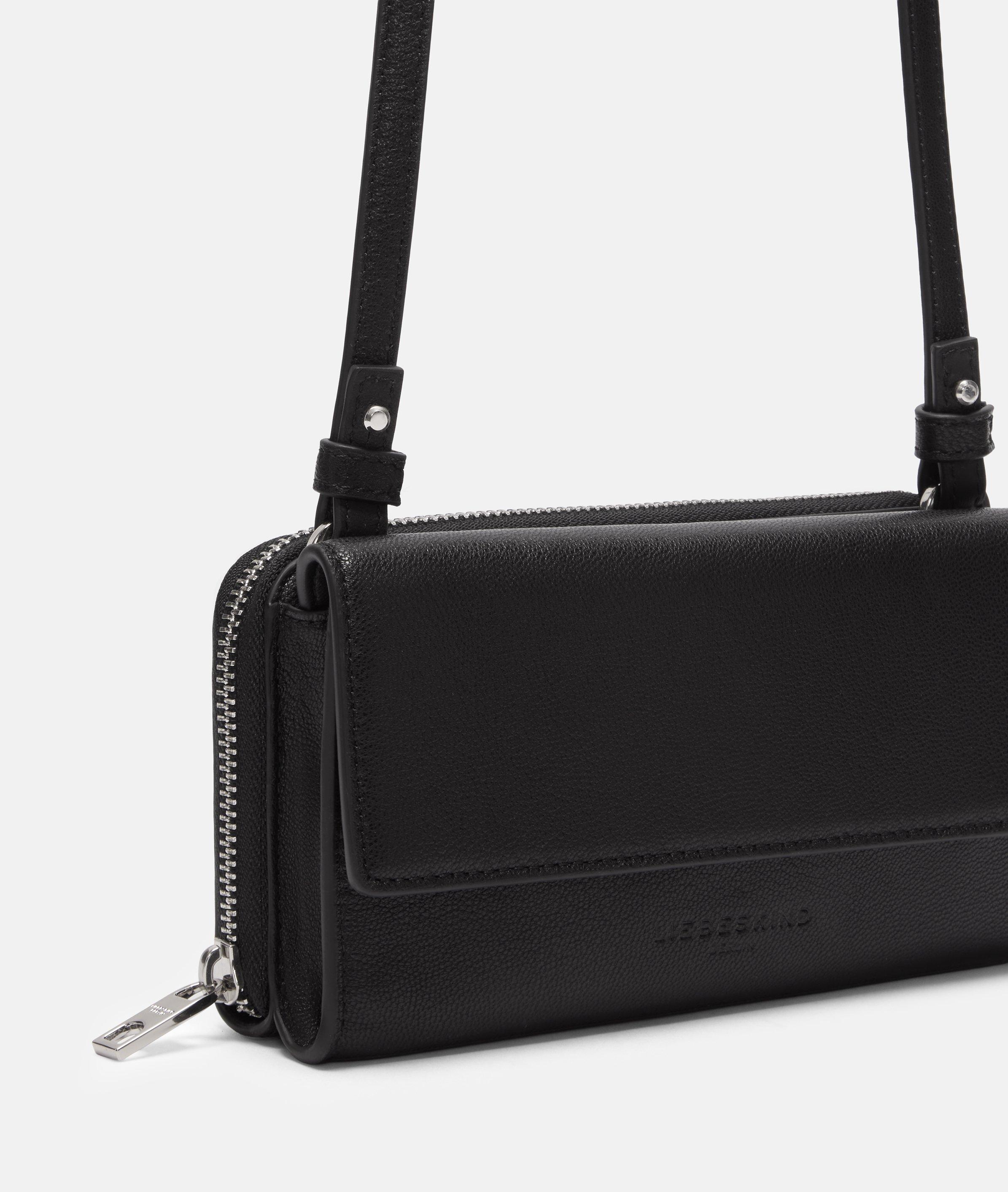 Isabelle Mobile Pouch in schwarz & braun