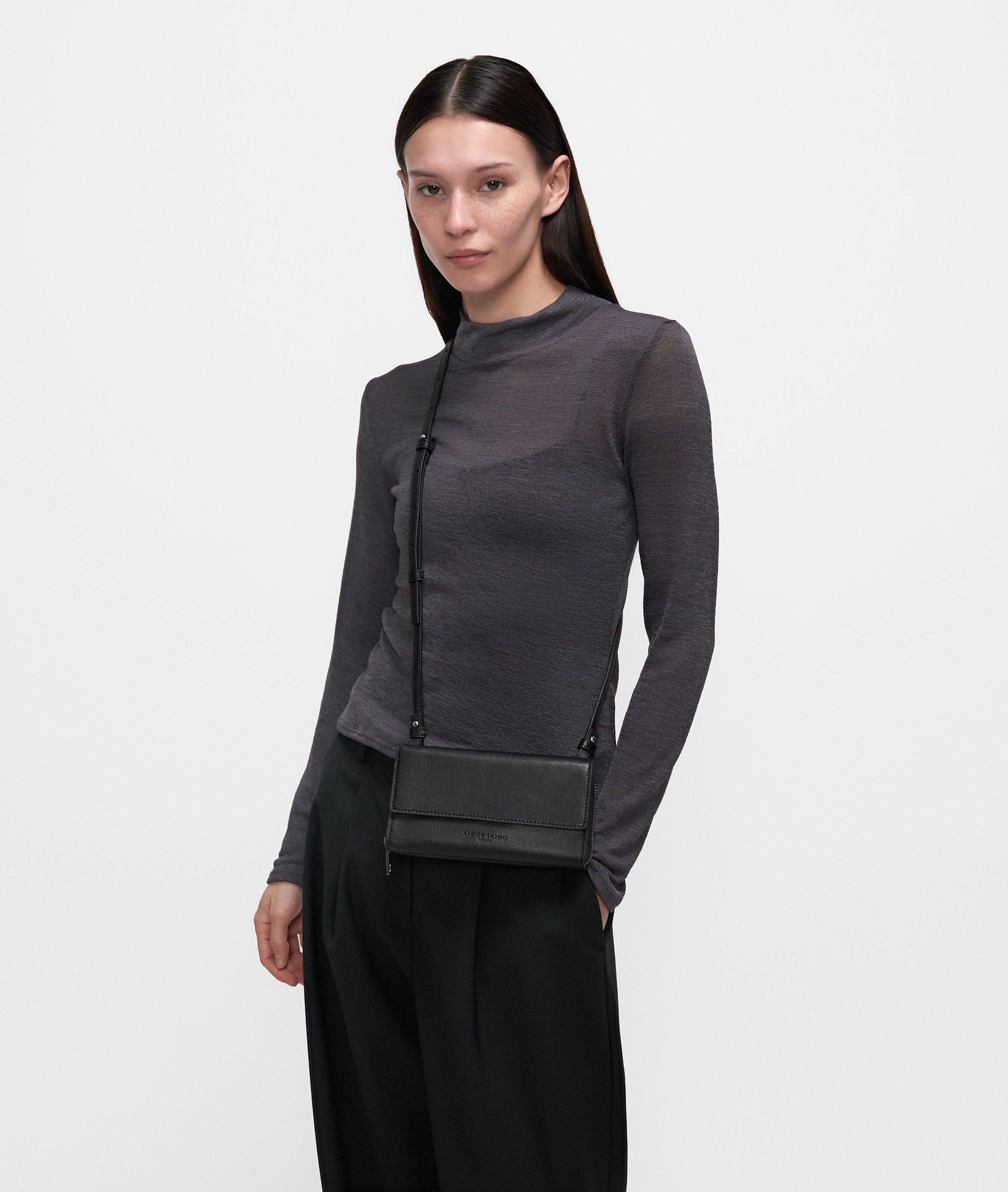 Isabelle Mobile Pouch in black & brown