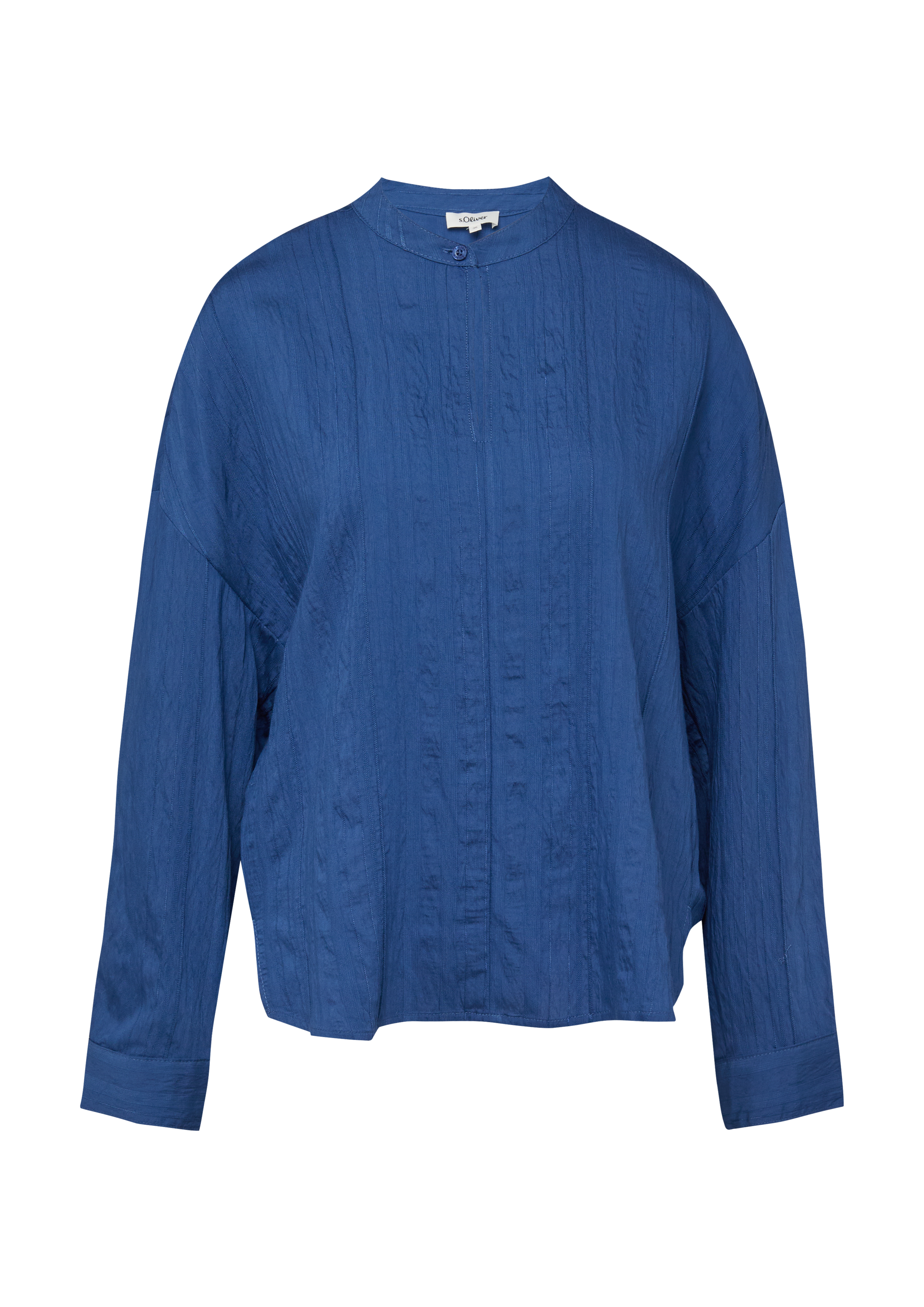 Gestructureerde oversized blouse van een viscose-mix