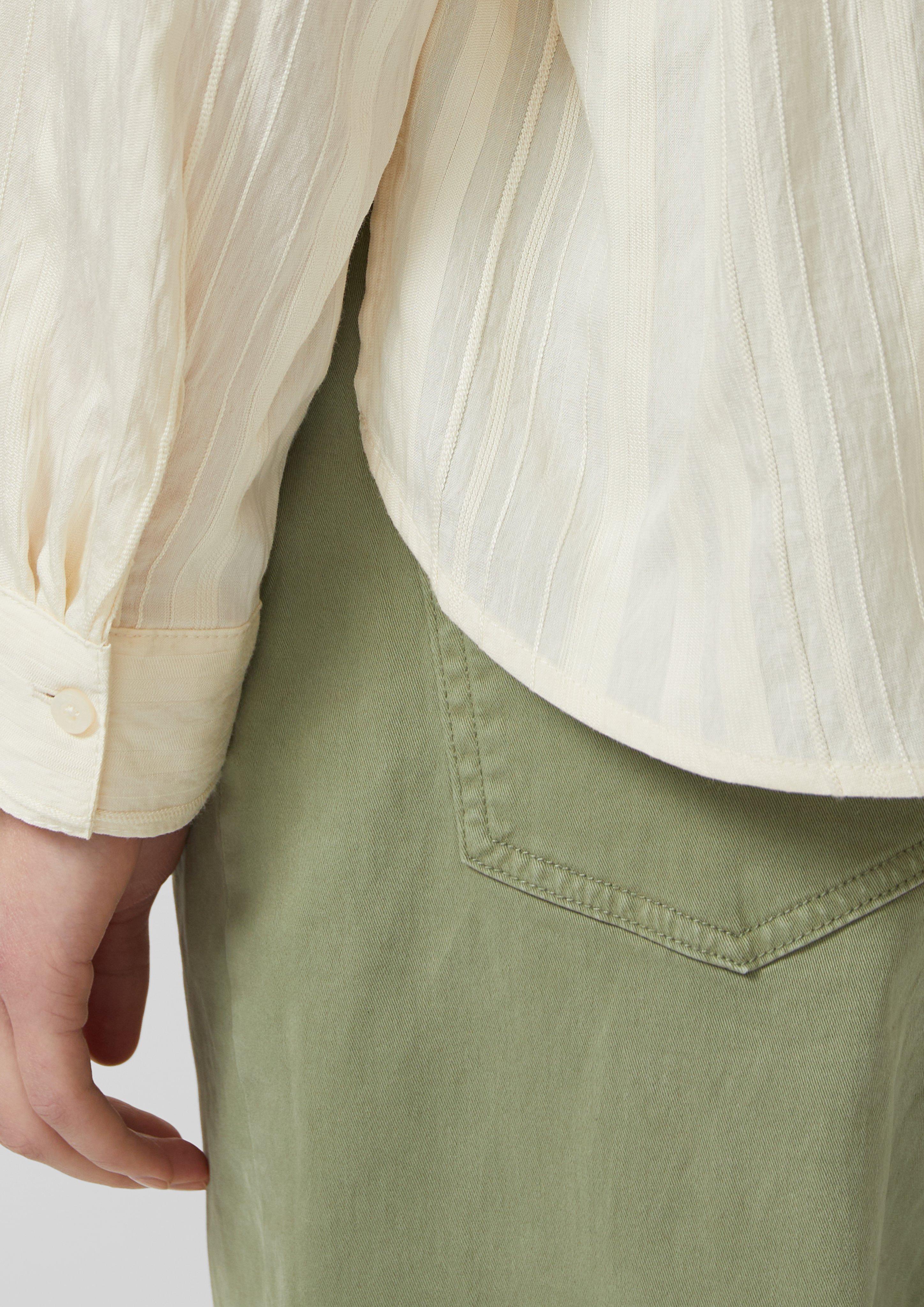 Thumbnail - Strukturierte Viskosemix-Bluse im Relaxed Fit