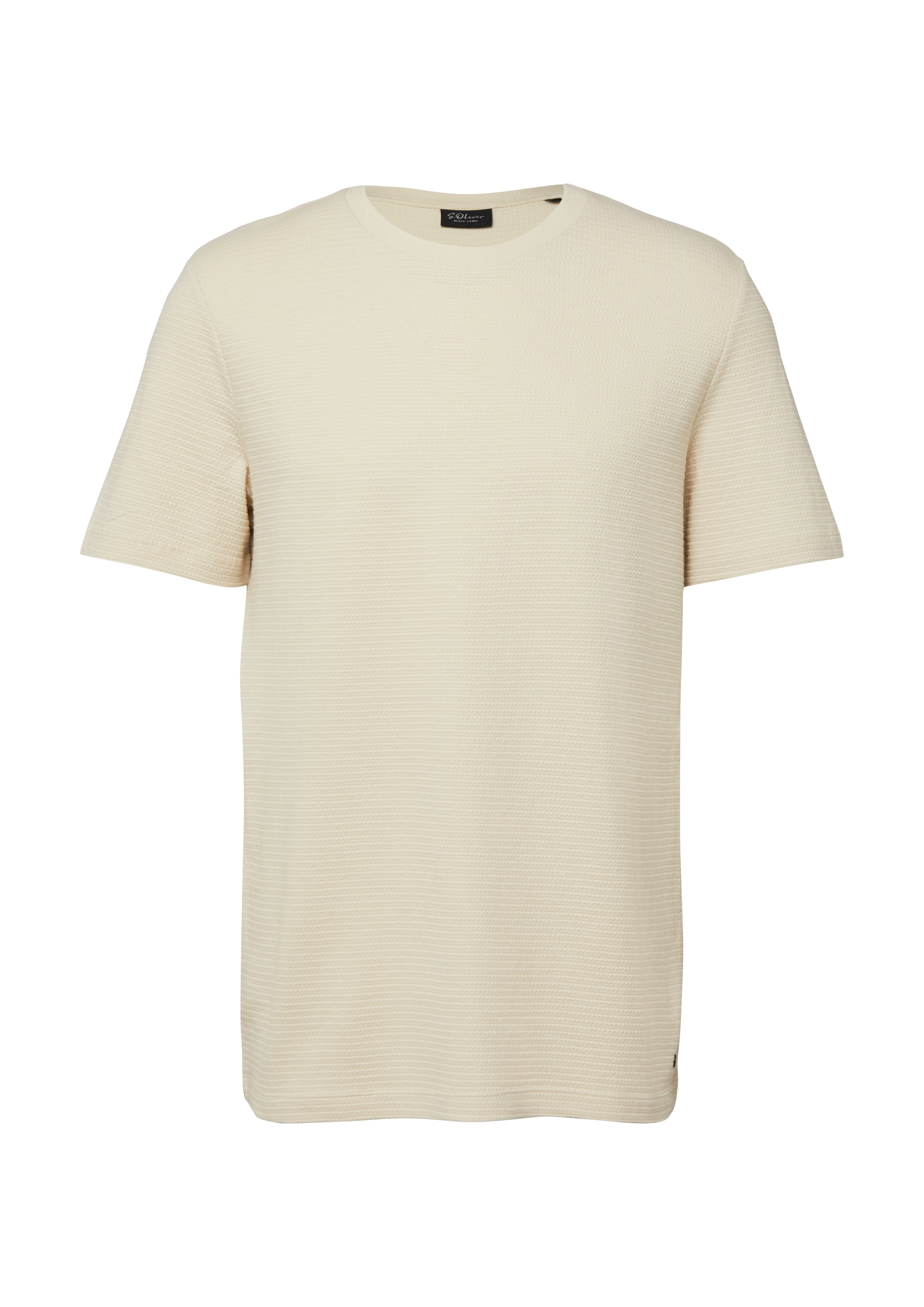 T-shirt van getextureerde jersey