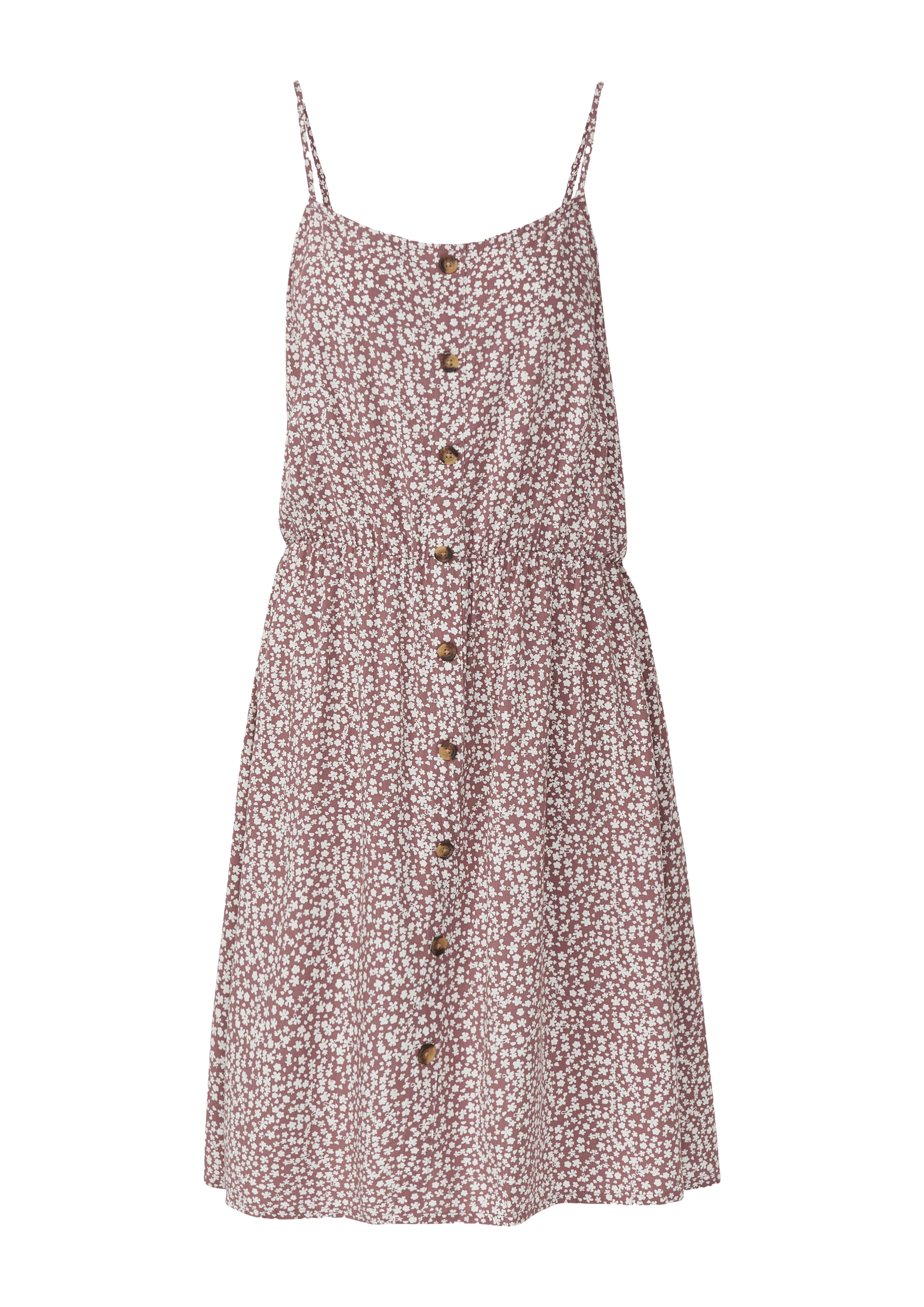 Spaghettiträgerkleid aus Viskose