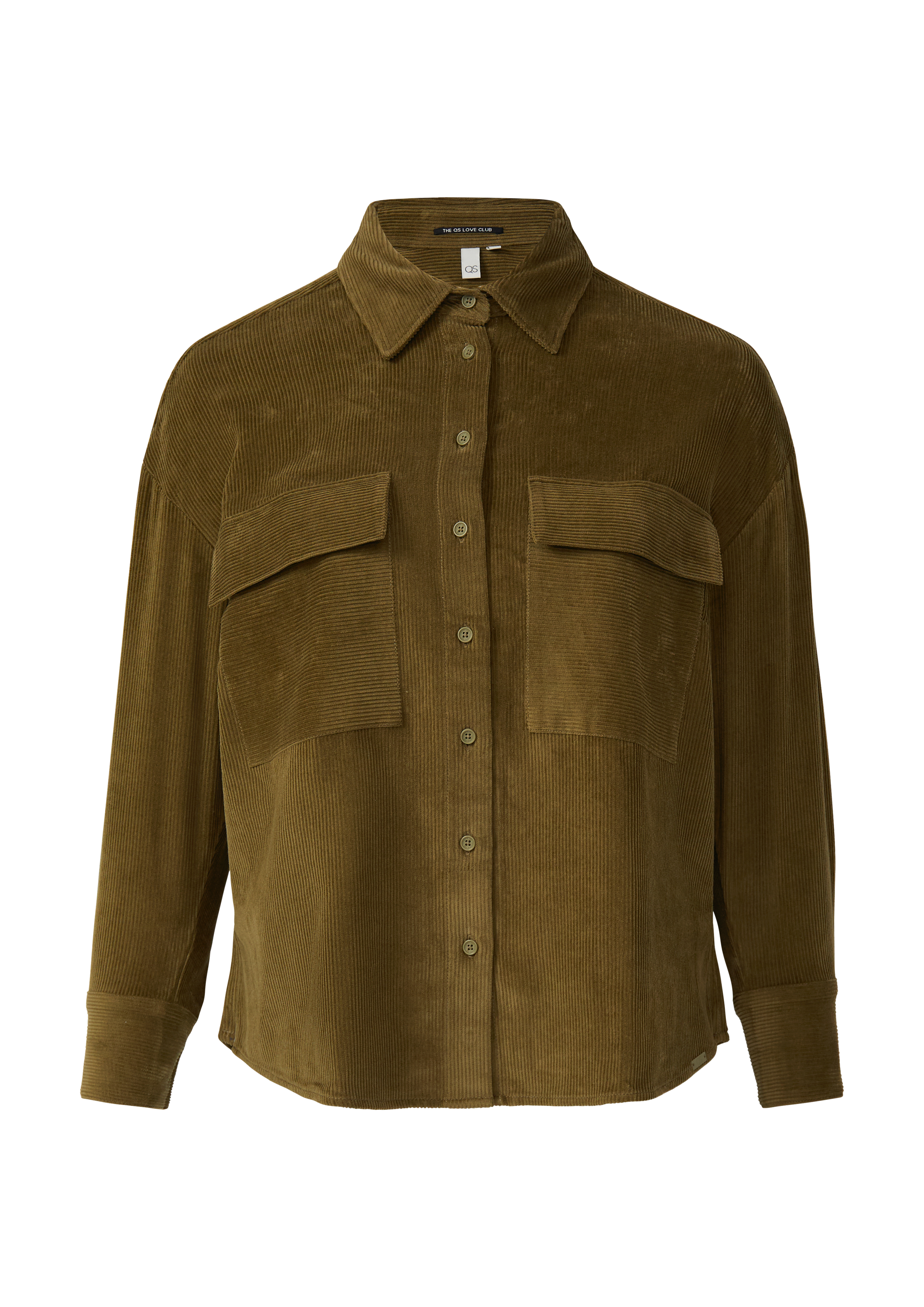 Blouse van katoenen corduroy