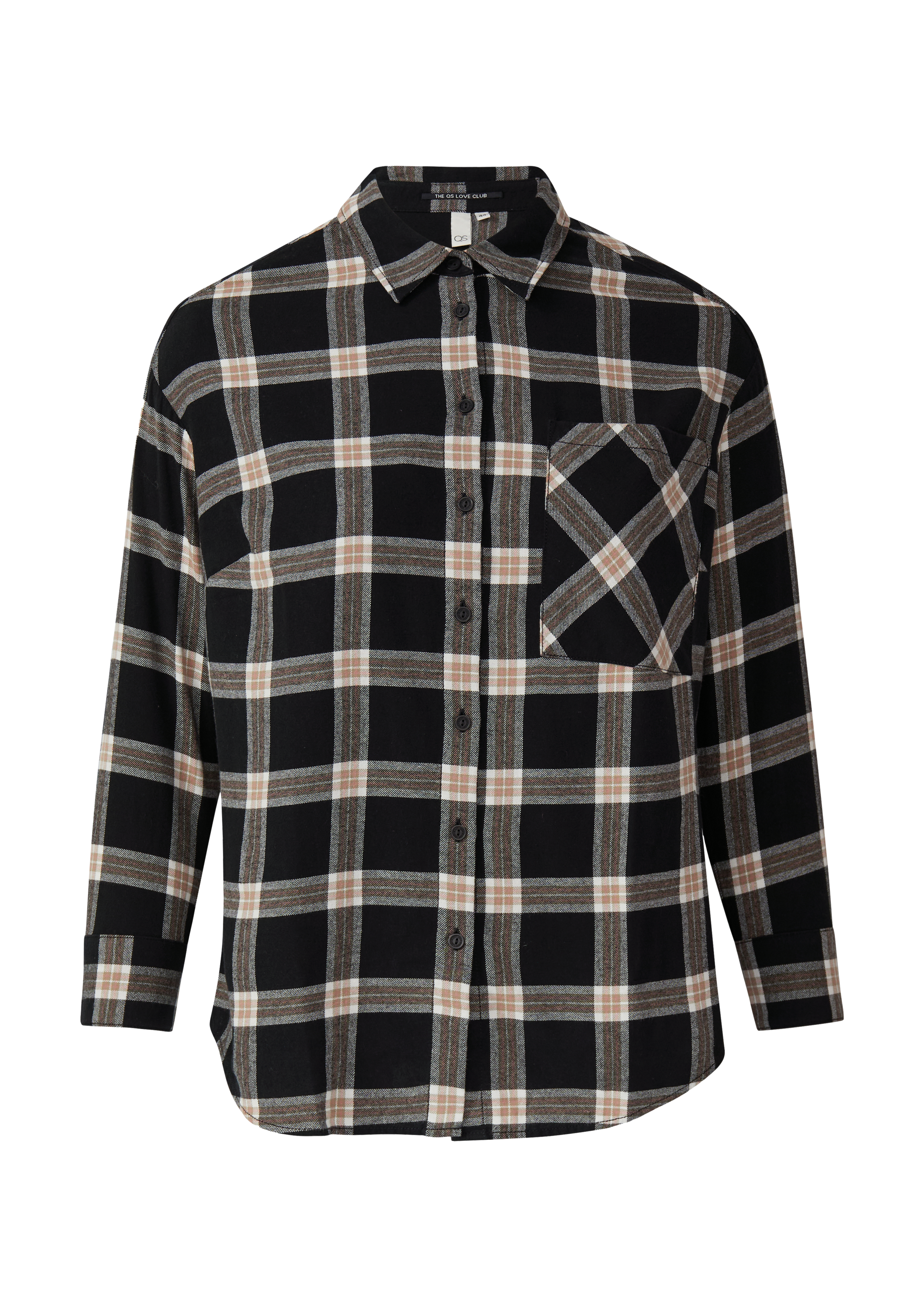 Katoenen flanellen blouse