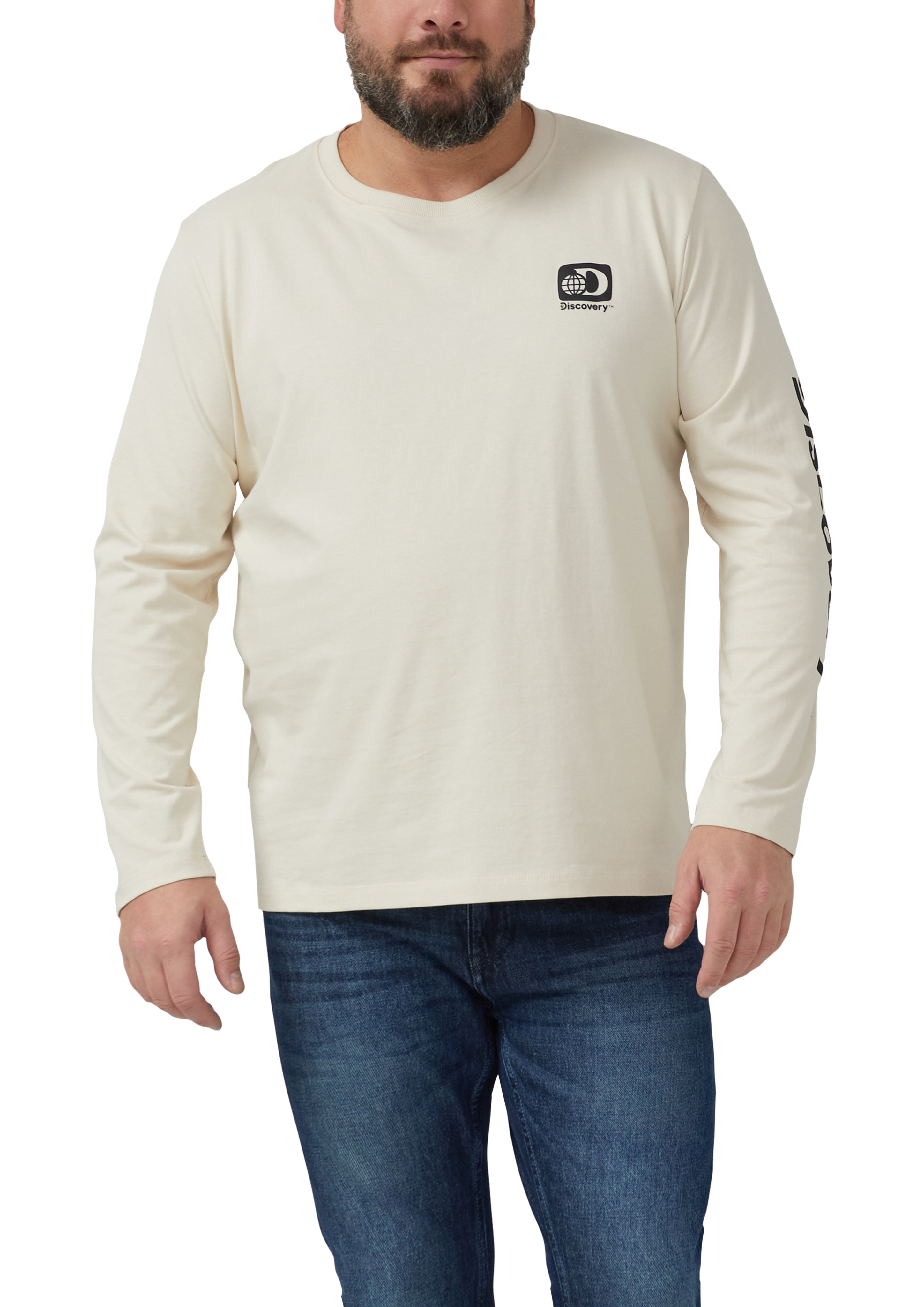 Hommes T-shirt en crème de s.Oliver Men Big Sizes