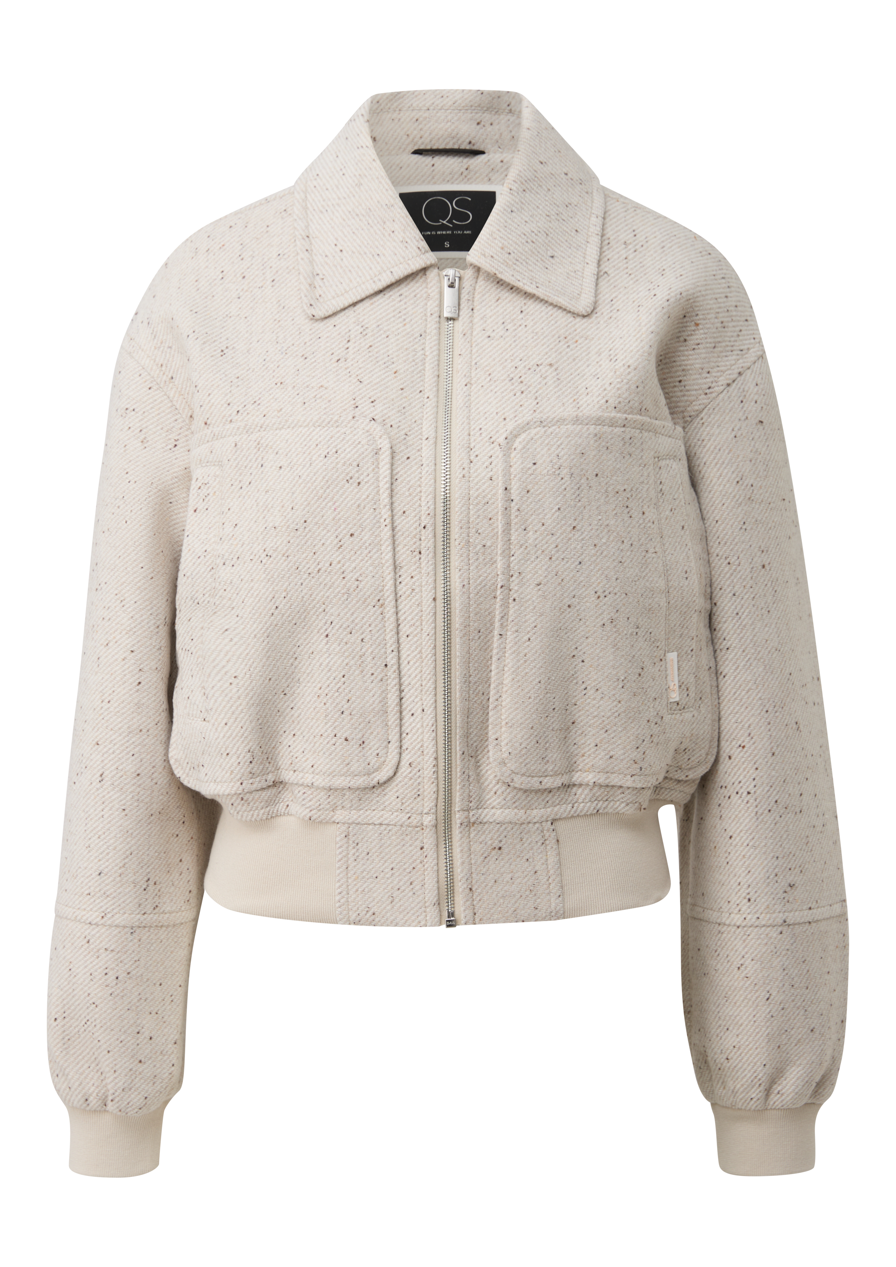 Blouson in Wolloptik