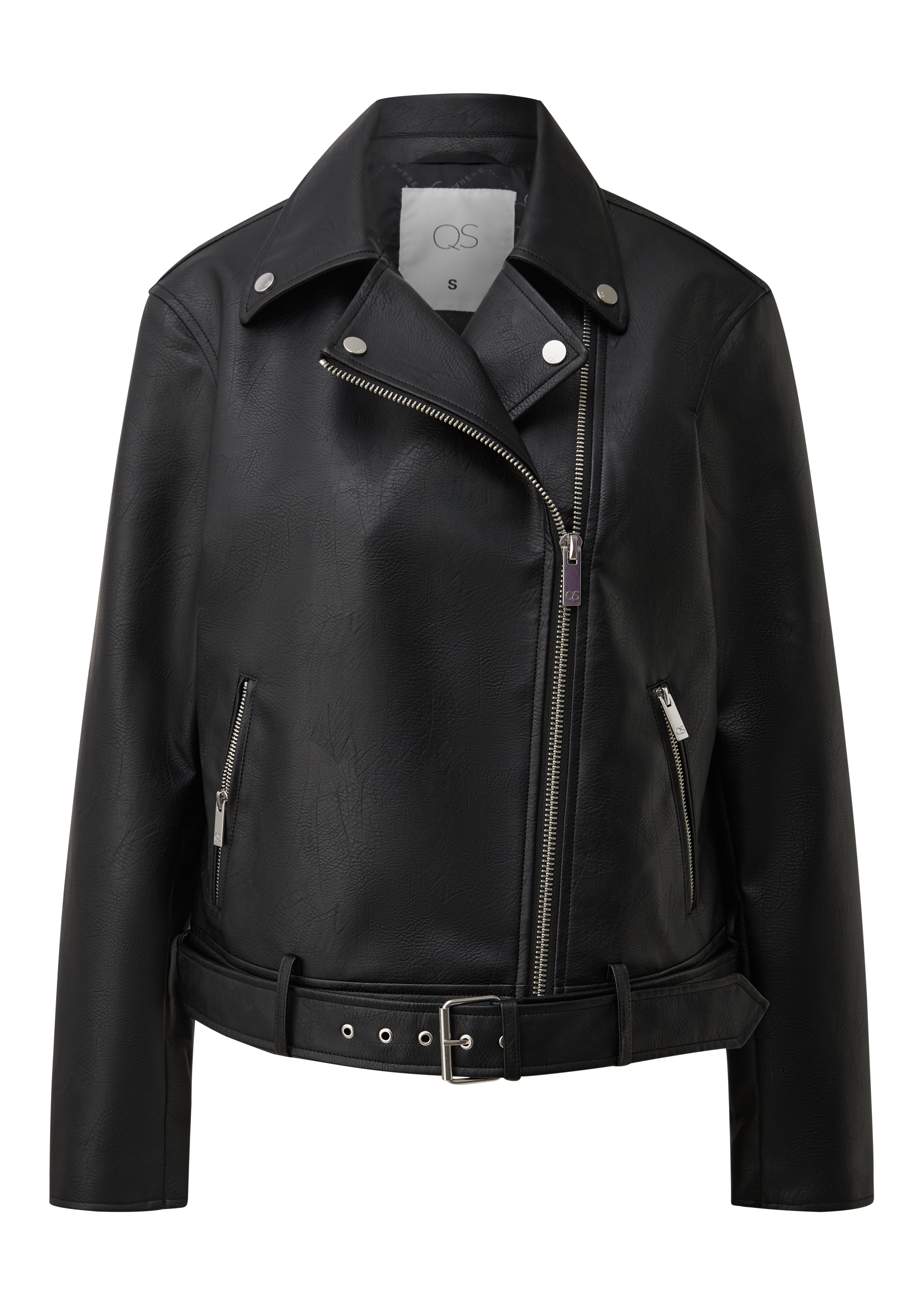 Bikerjack in lederlook