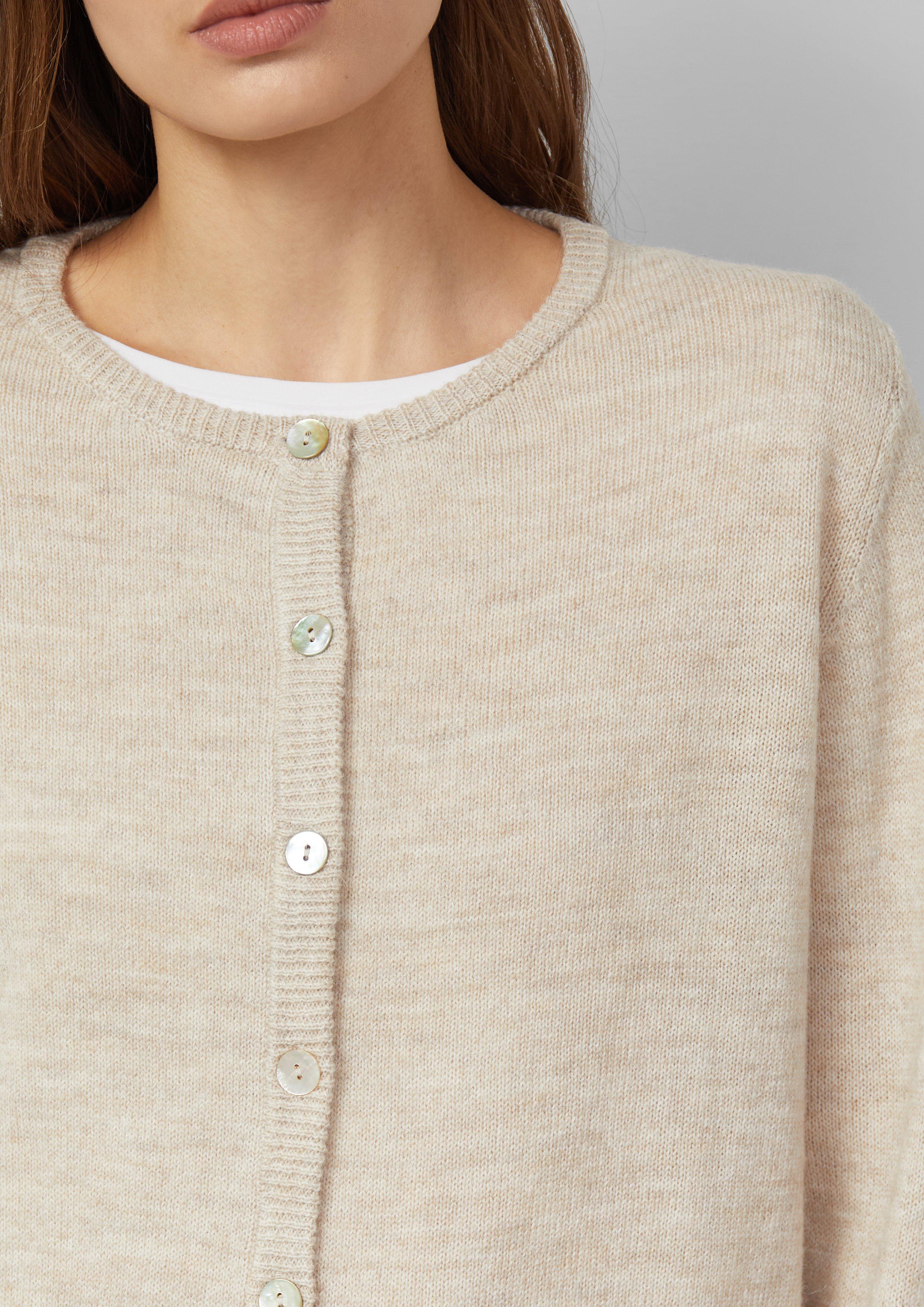 Thumbnail - Weiche Strickjacke aus Alpakamix