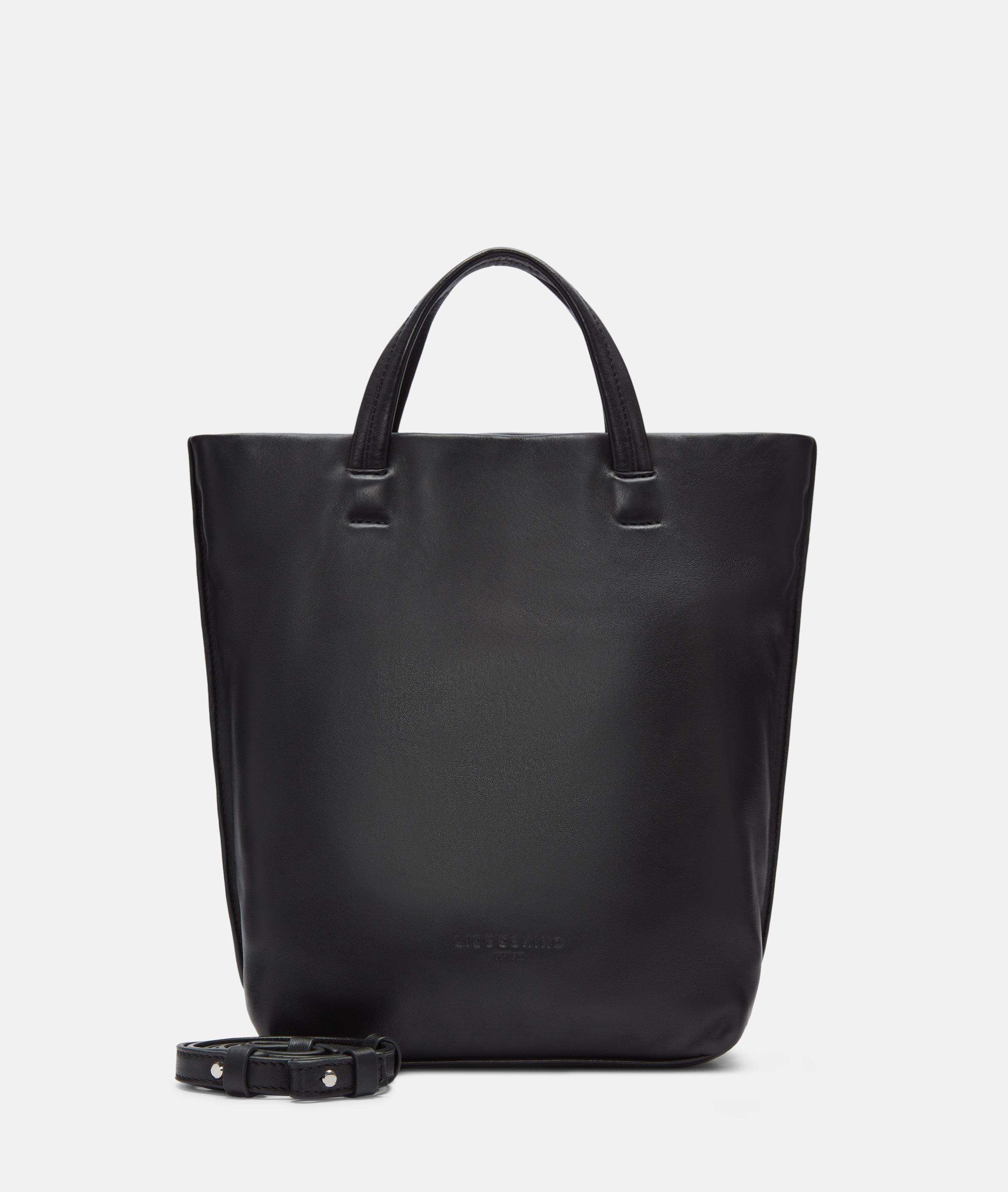 Liebeskind Berlin - Geräumige Tote-Bag aus Schafsleder -  schwarz