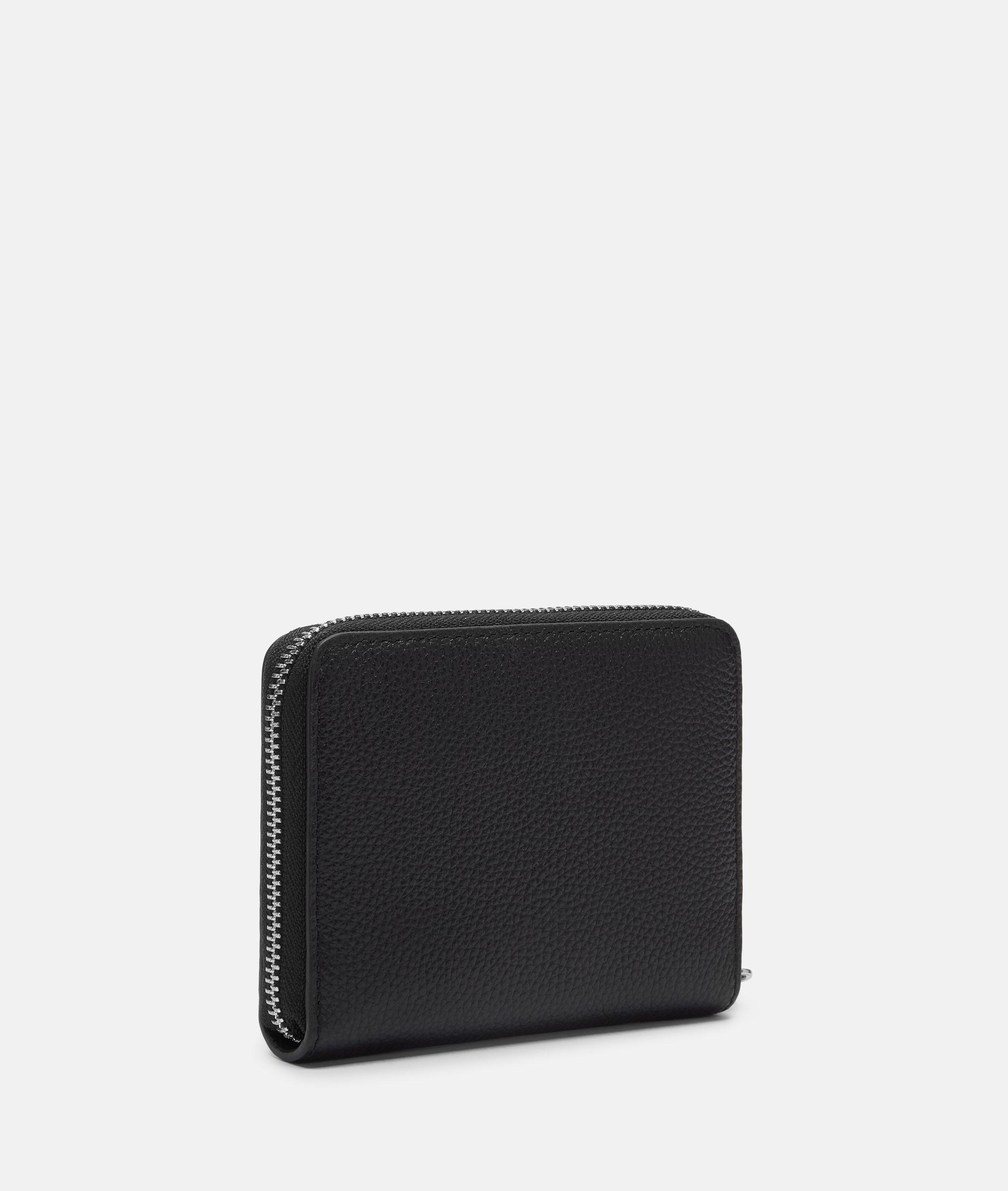 Conny portemonnee M in zwart, bruin, blauw & groen