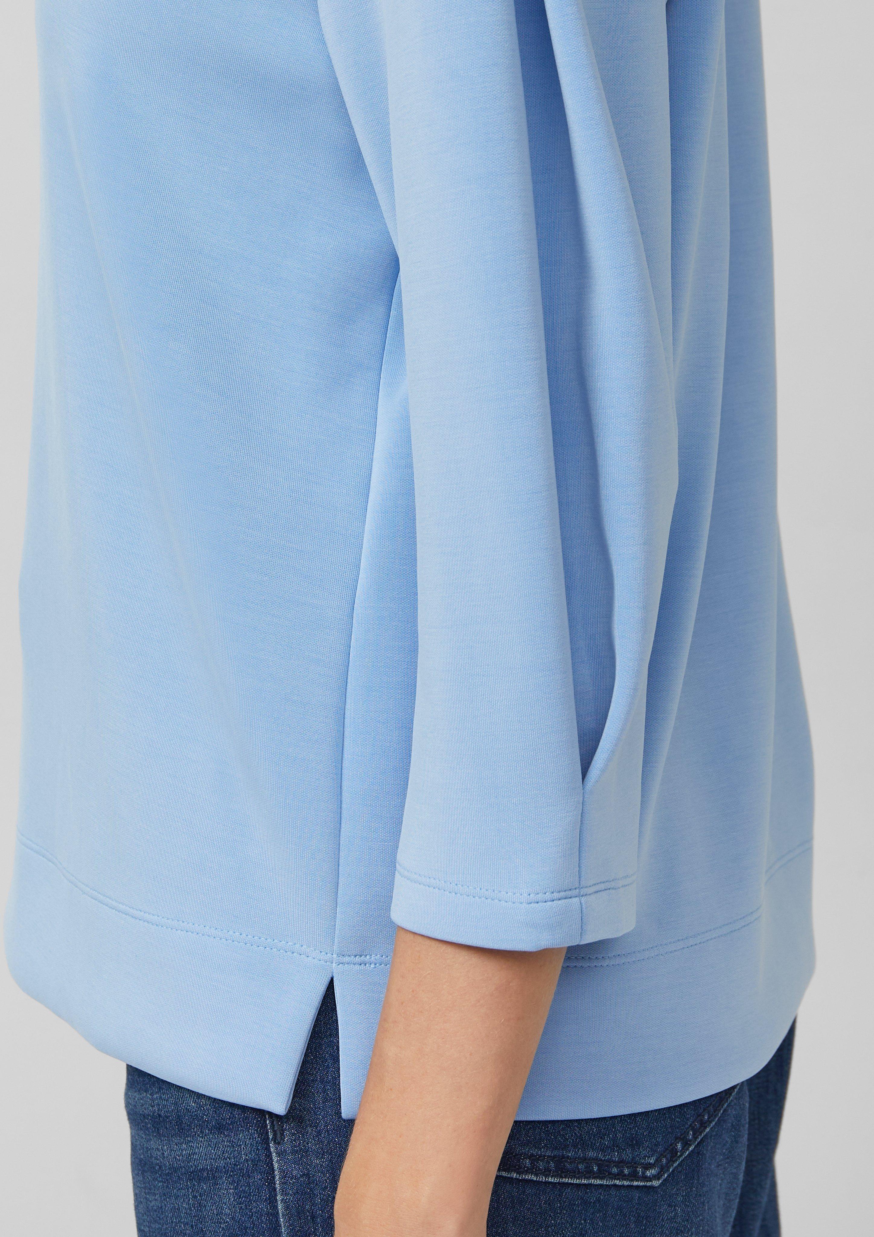 Sweatshirt aus Scuba mit 3/4-Arm