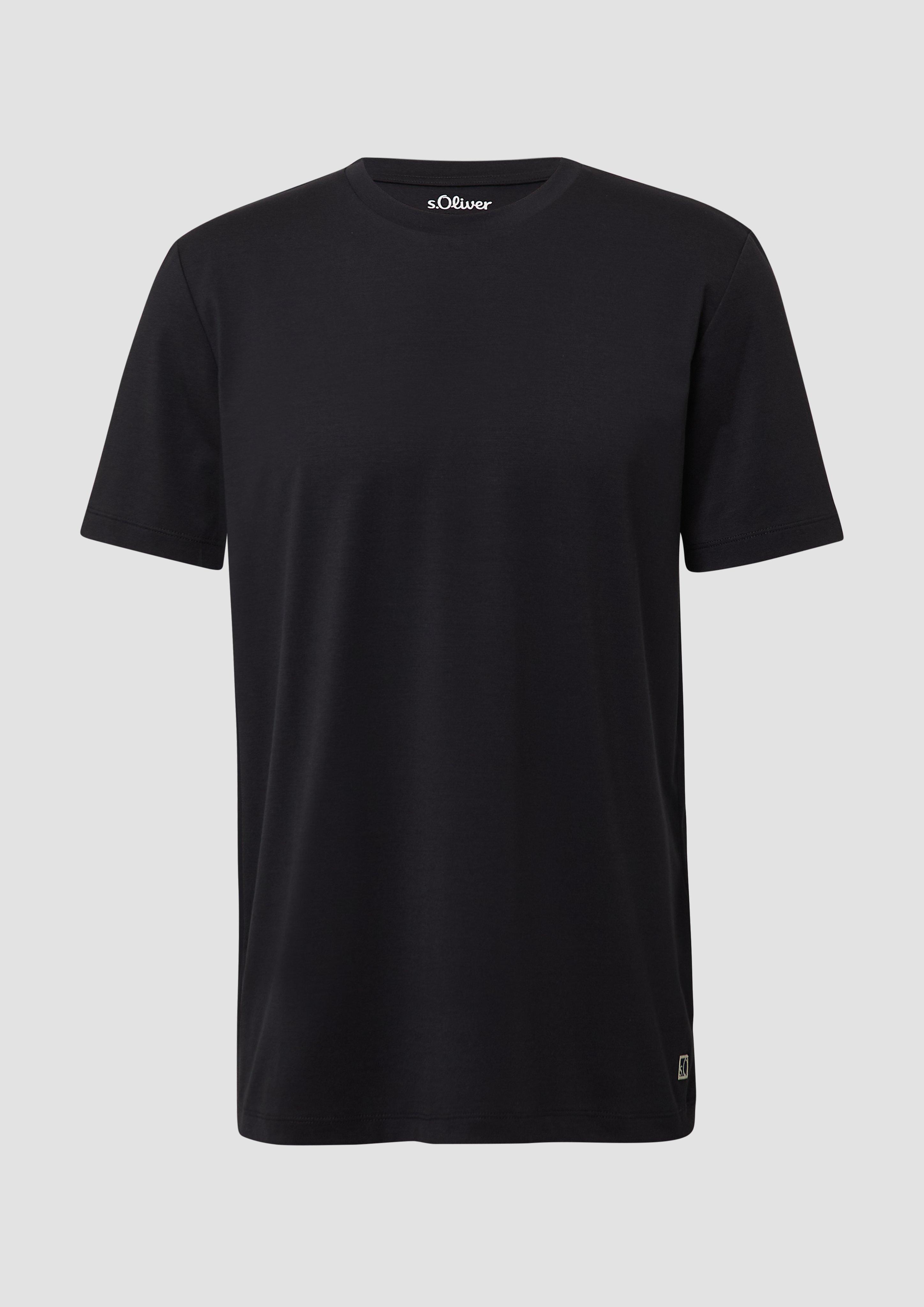 s.Oliver - Performance T-Shirt mit Cooling Effekt, Herren, schwarz