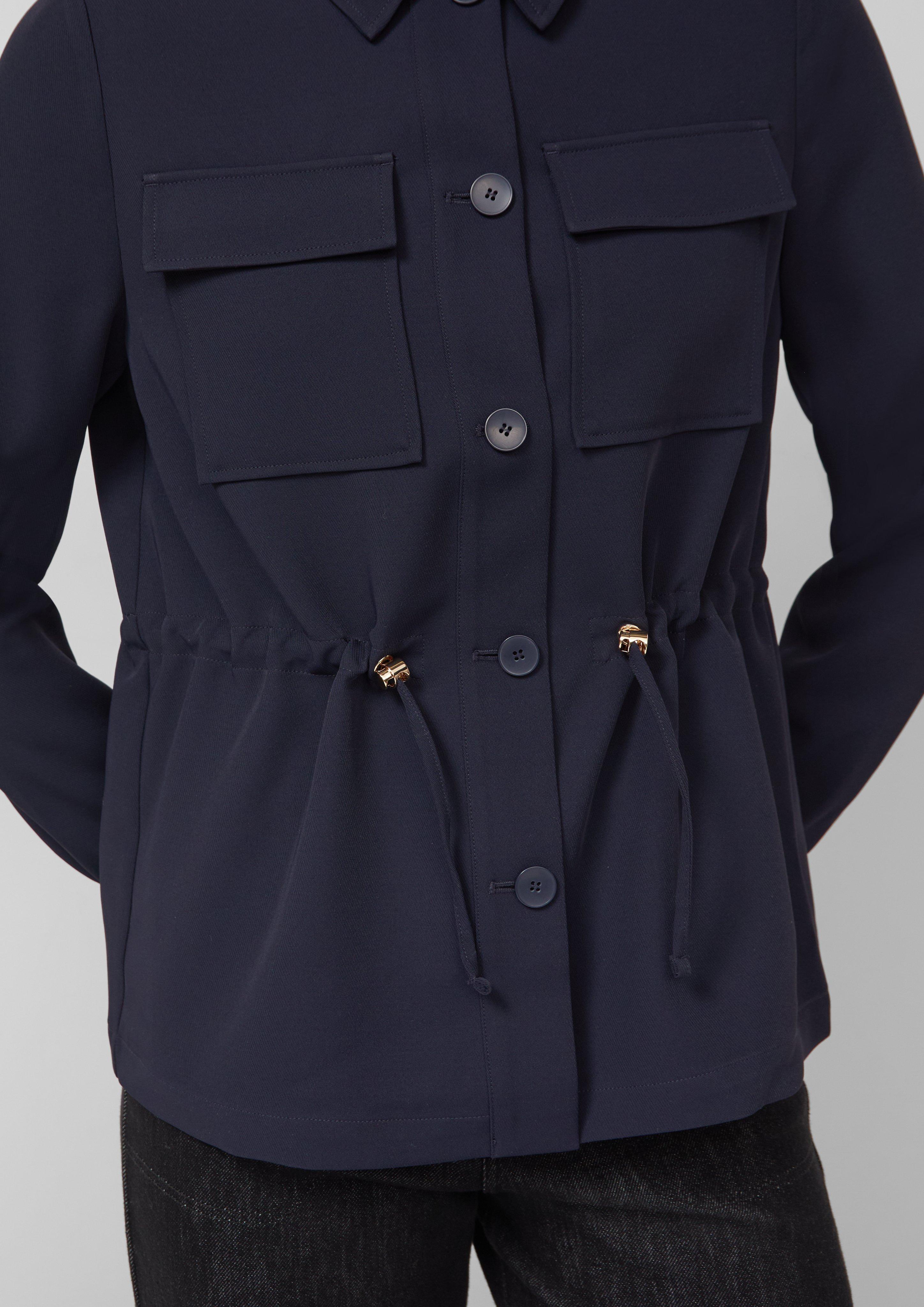 Thumbnail - Leichte Twill-Jacke mit Tunnelzug an der Taille