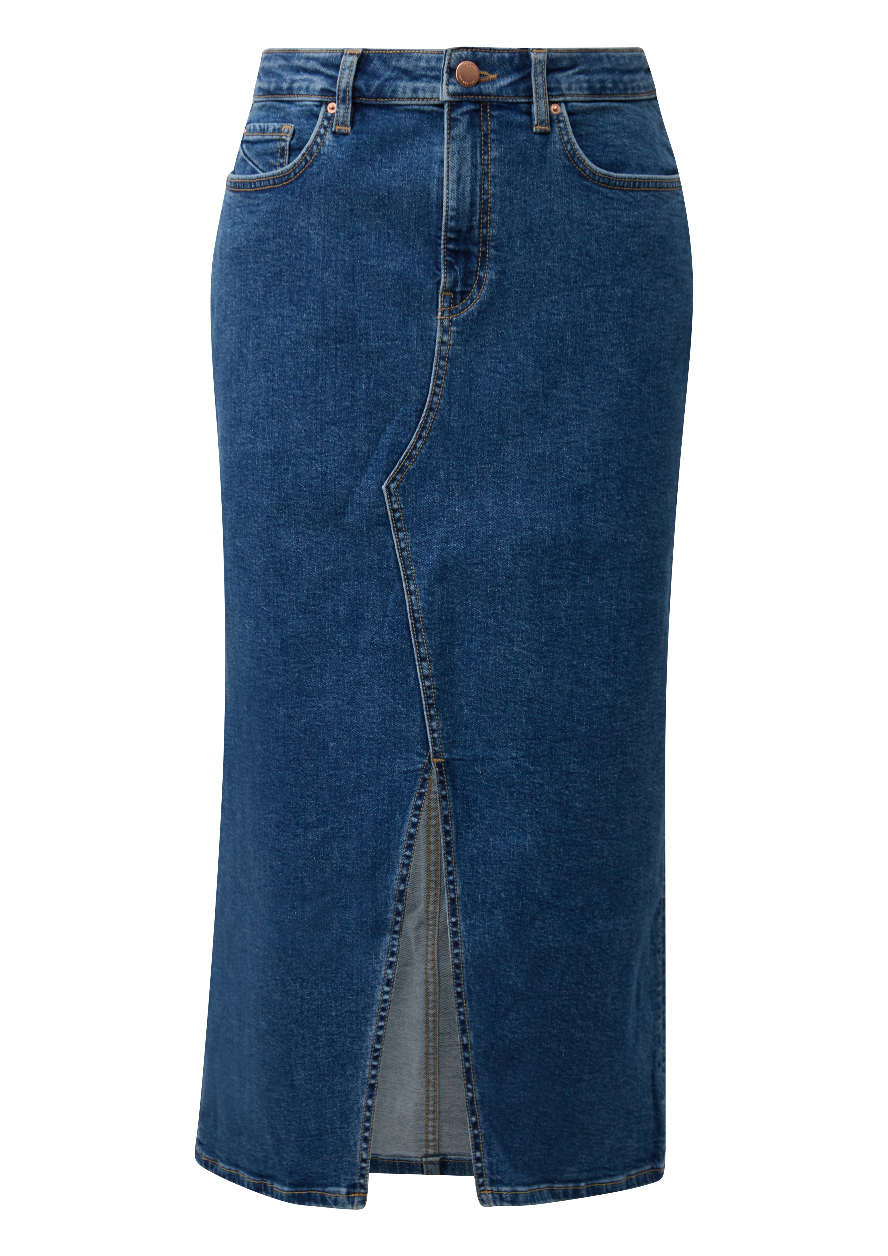 Kuitlange denim rok