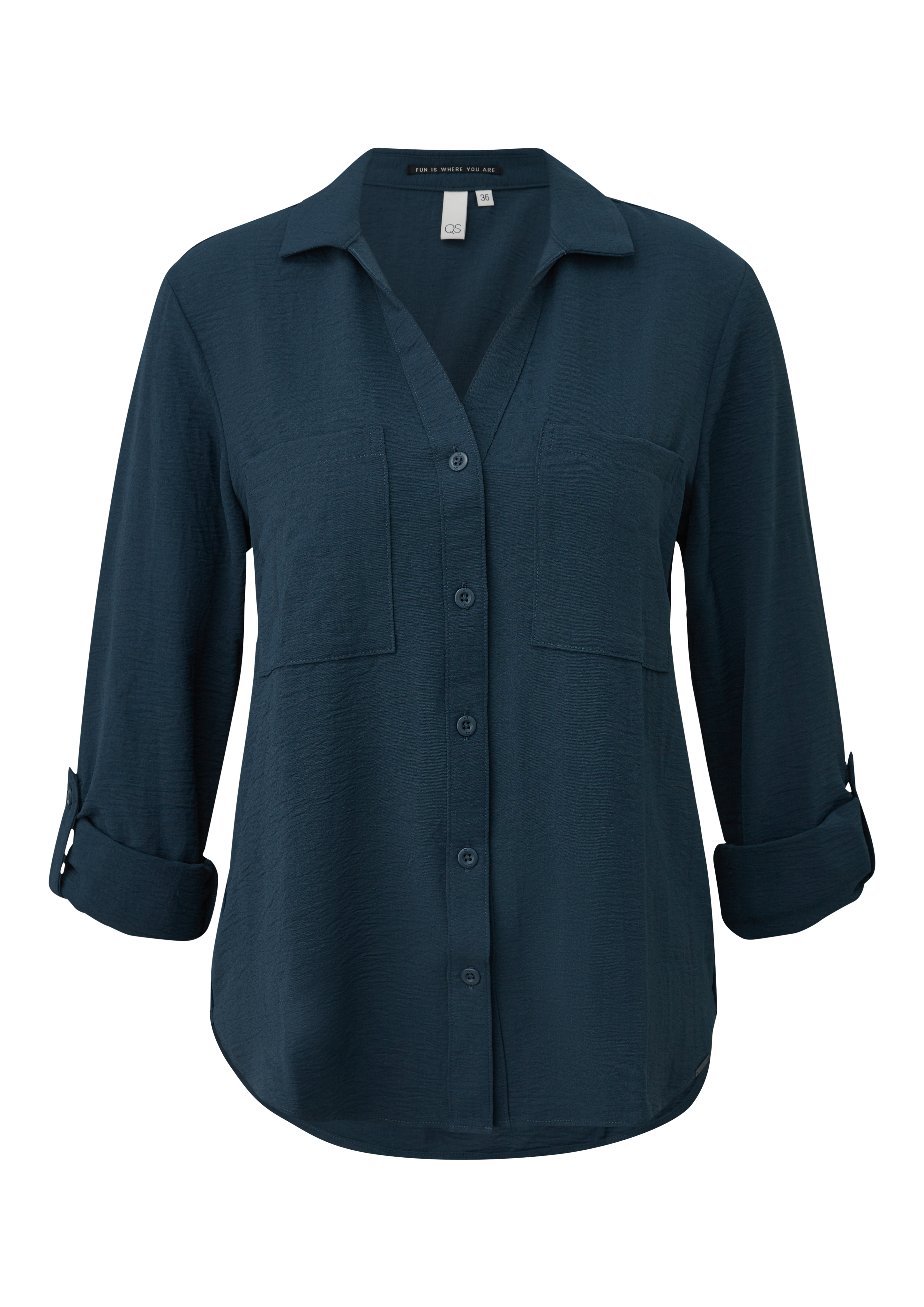 Blouse met omslag