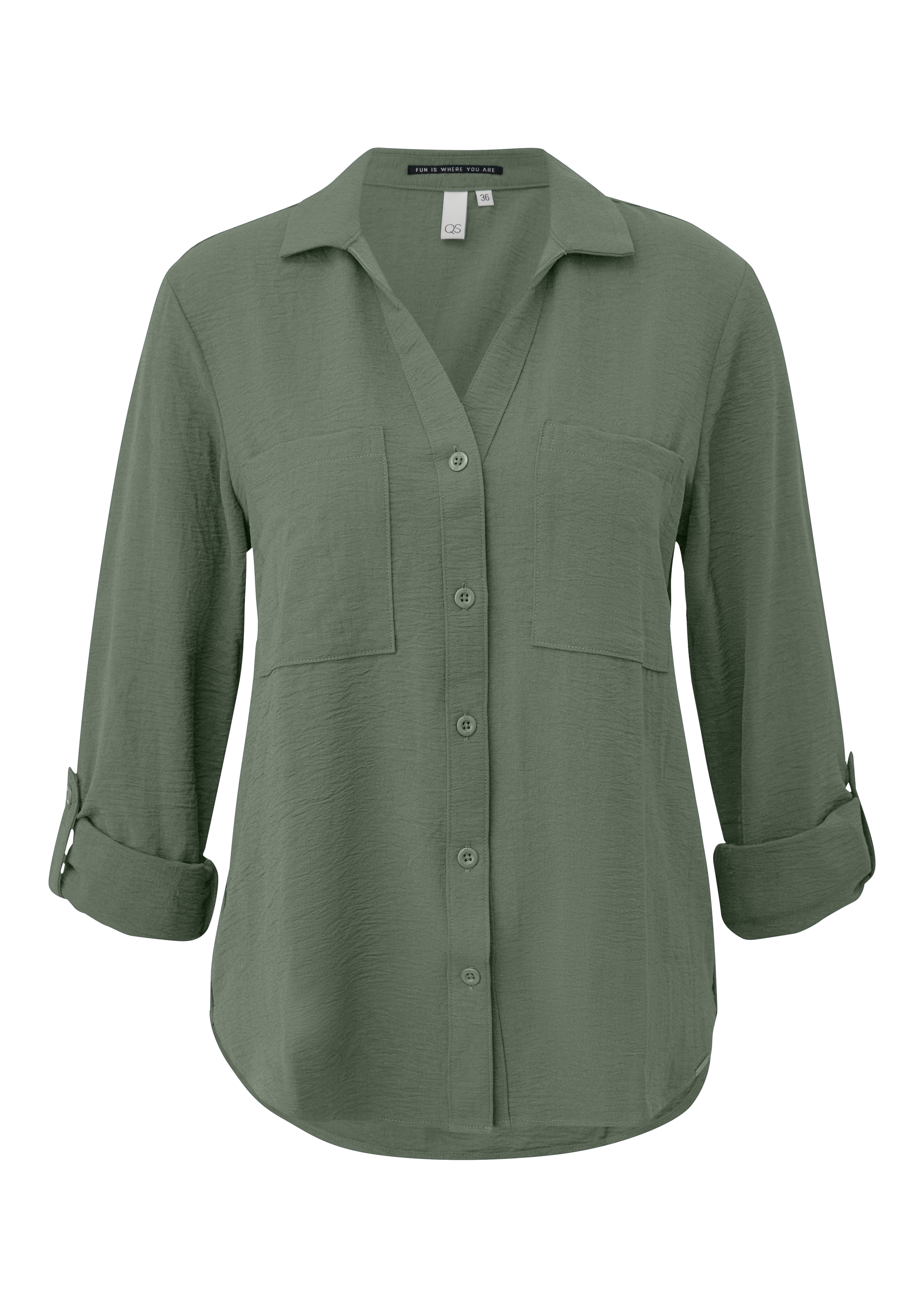 Blouse met omslag