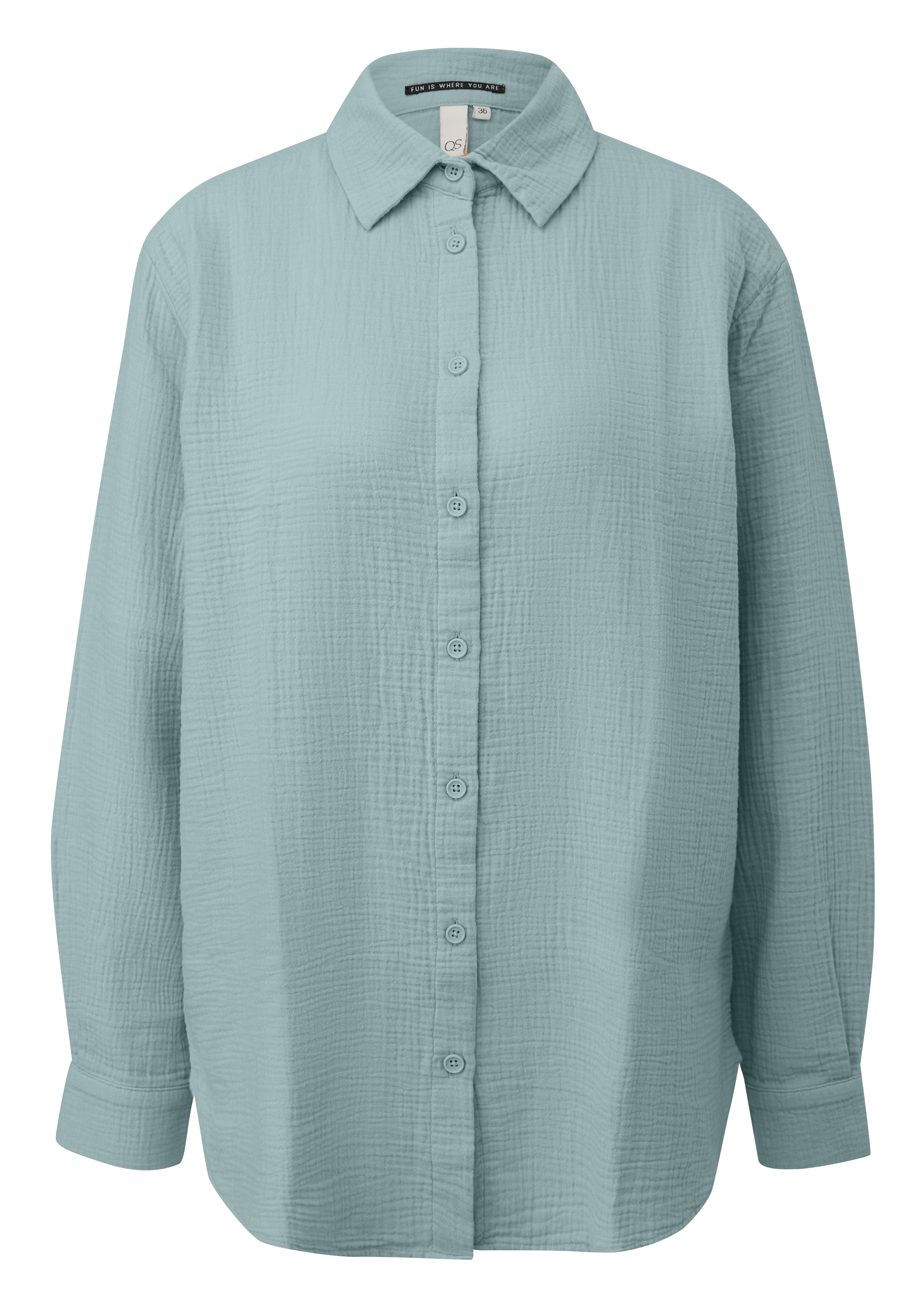 Mousseline overhemd blouse