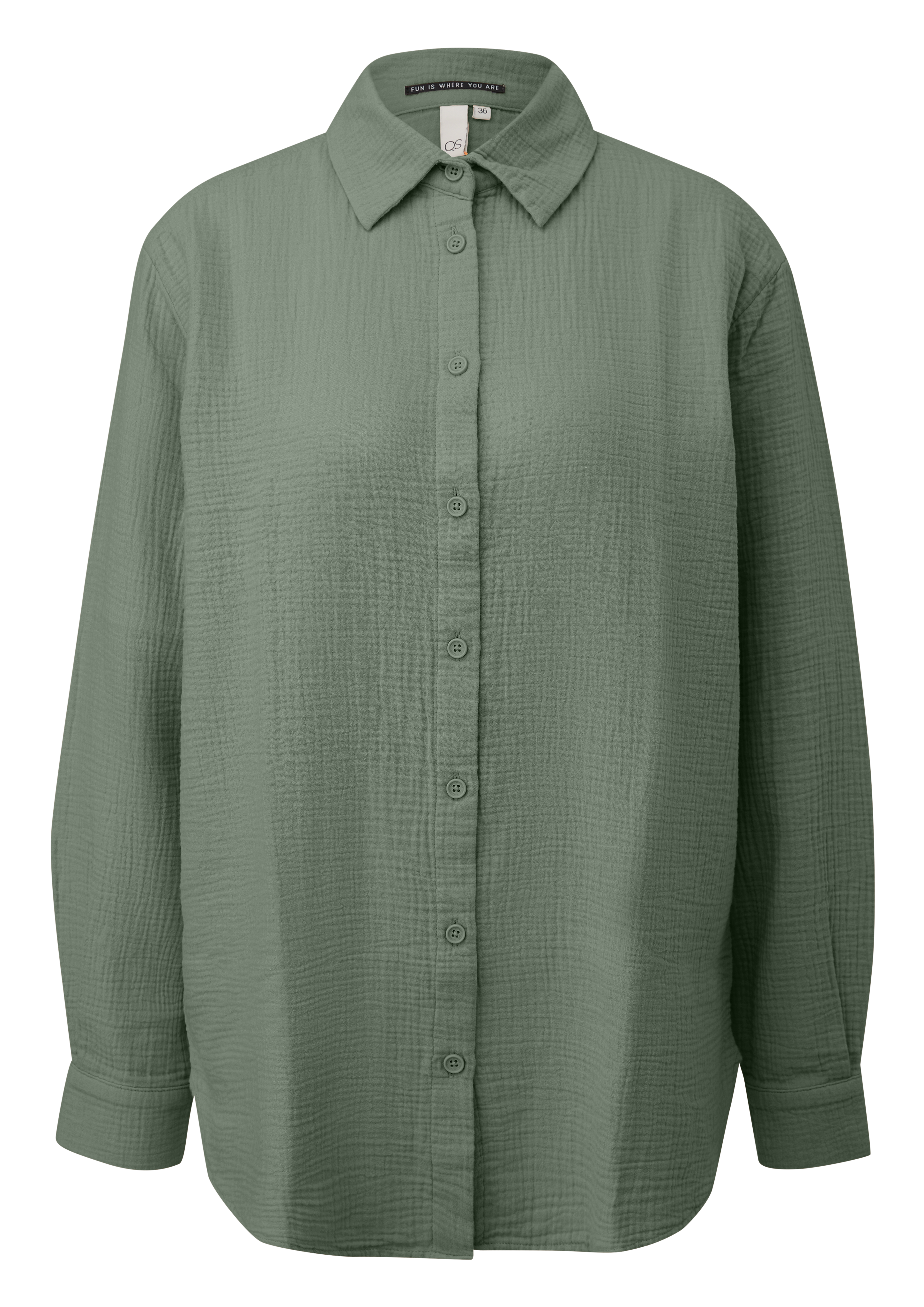 Mousseline overhemd blouse