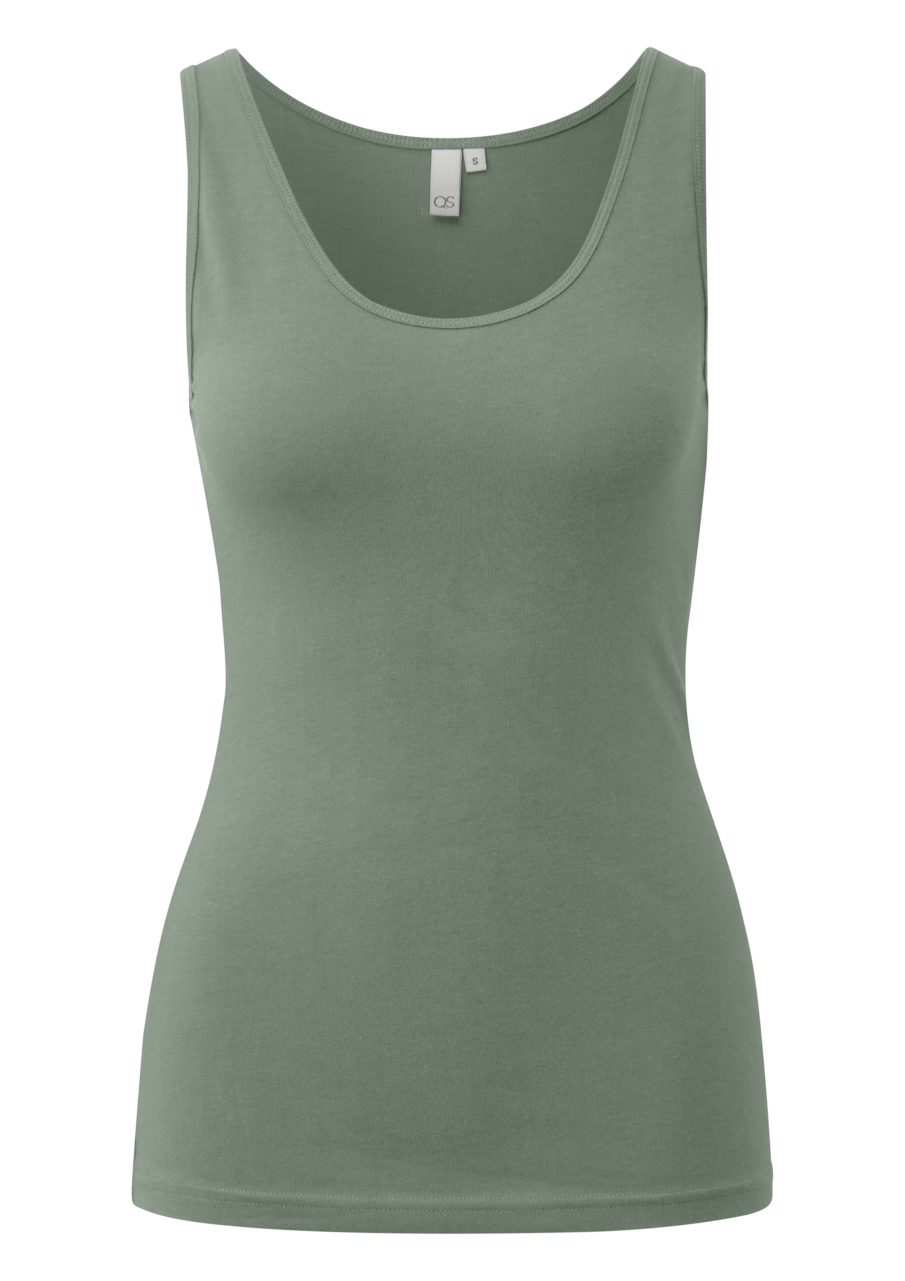 QS Top aus Baumwolljersey 2175379.7927.XS