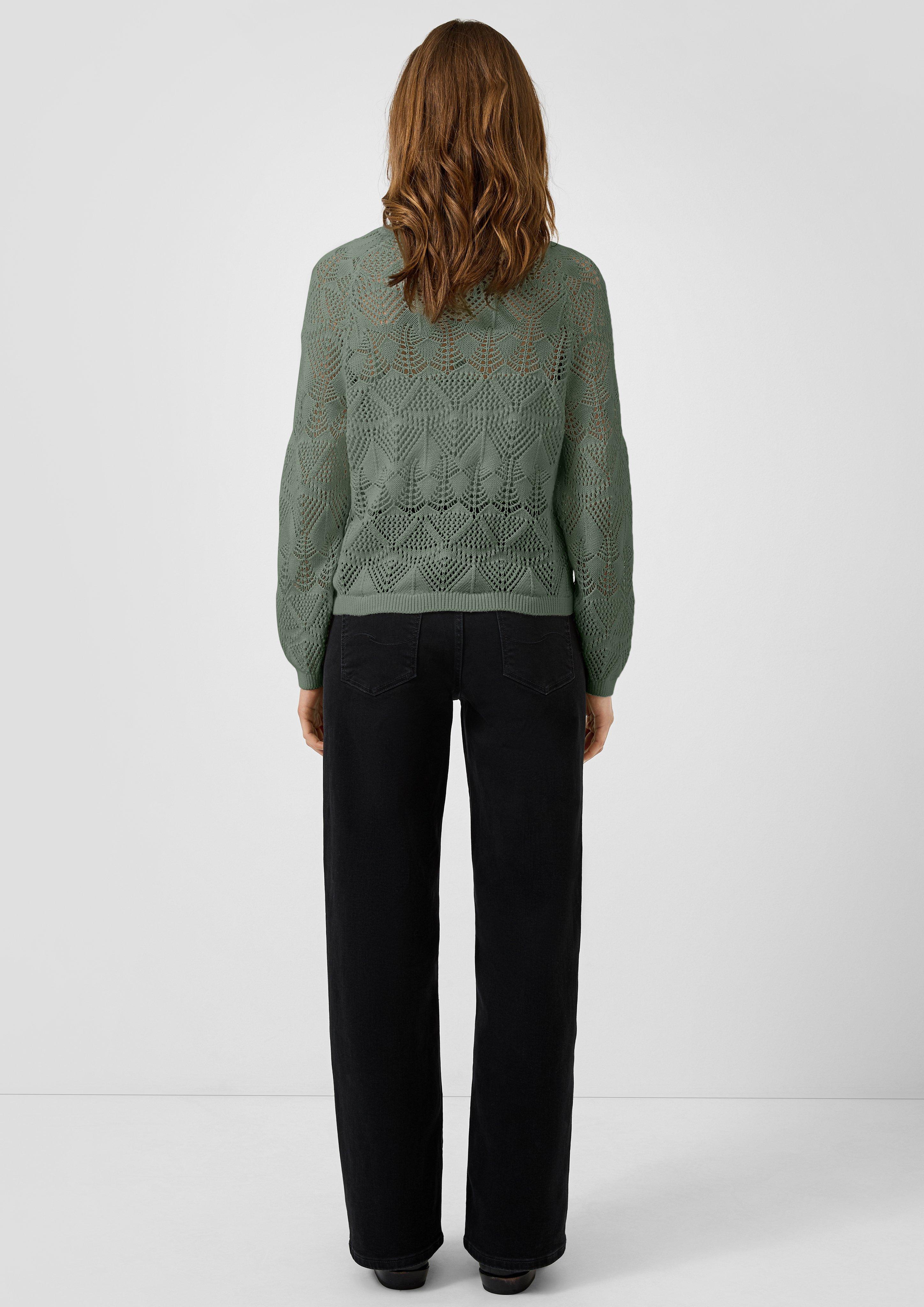 Strickpullover in 7927, 0200 & 8160