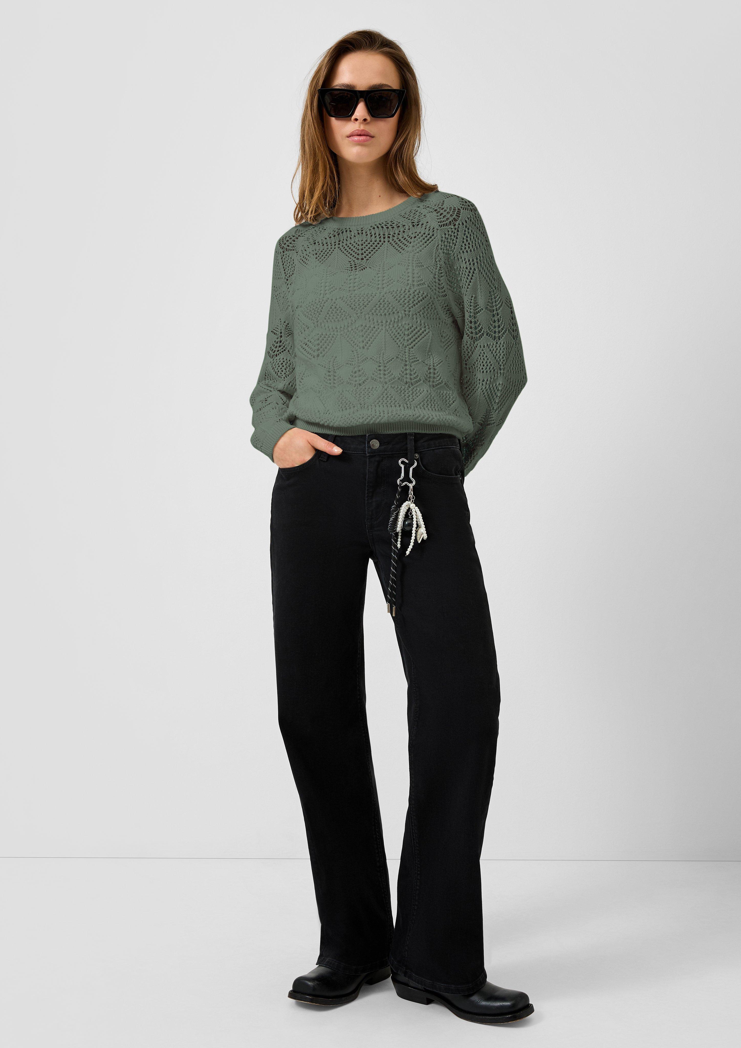 Strickpullover in 7927, 0200 & 8160