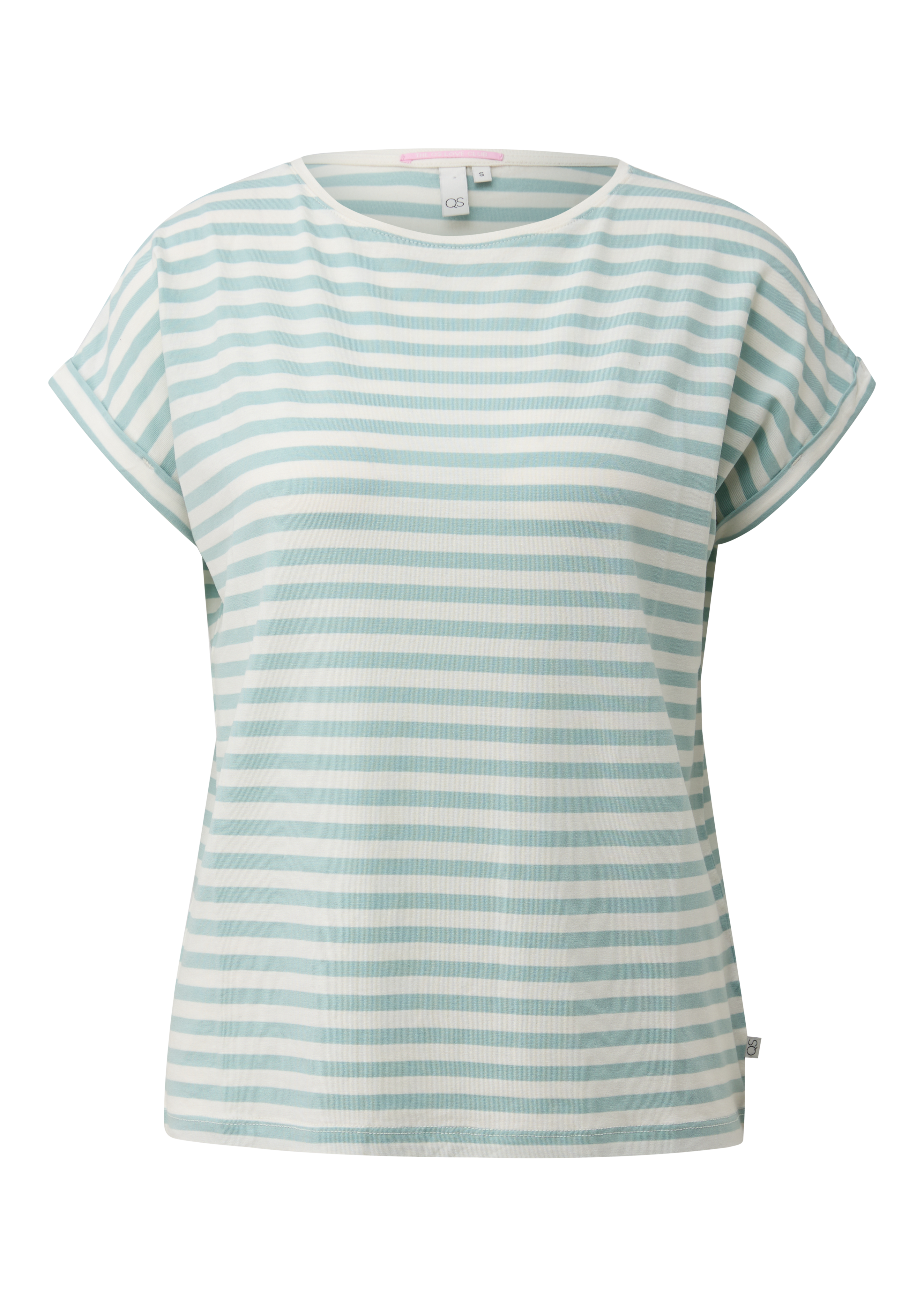 T-shirt made from lyocell mix - Pale turquoise | s.Oliver