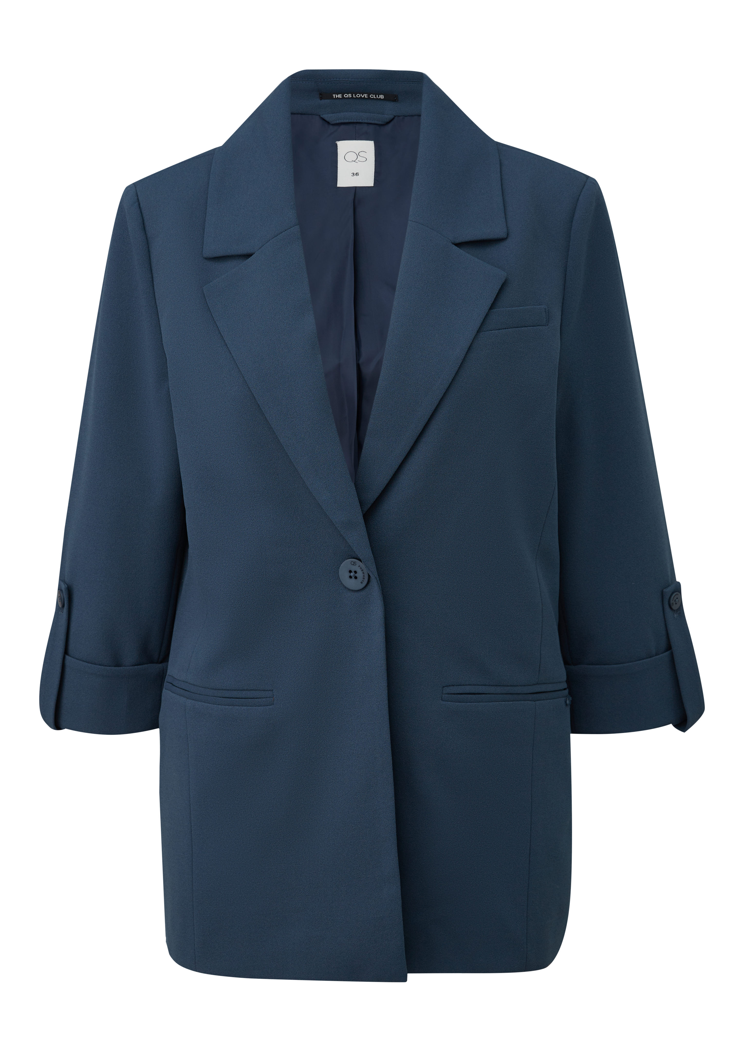Blazer mit Turn-ups