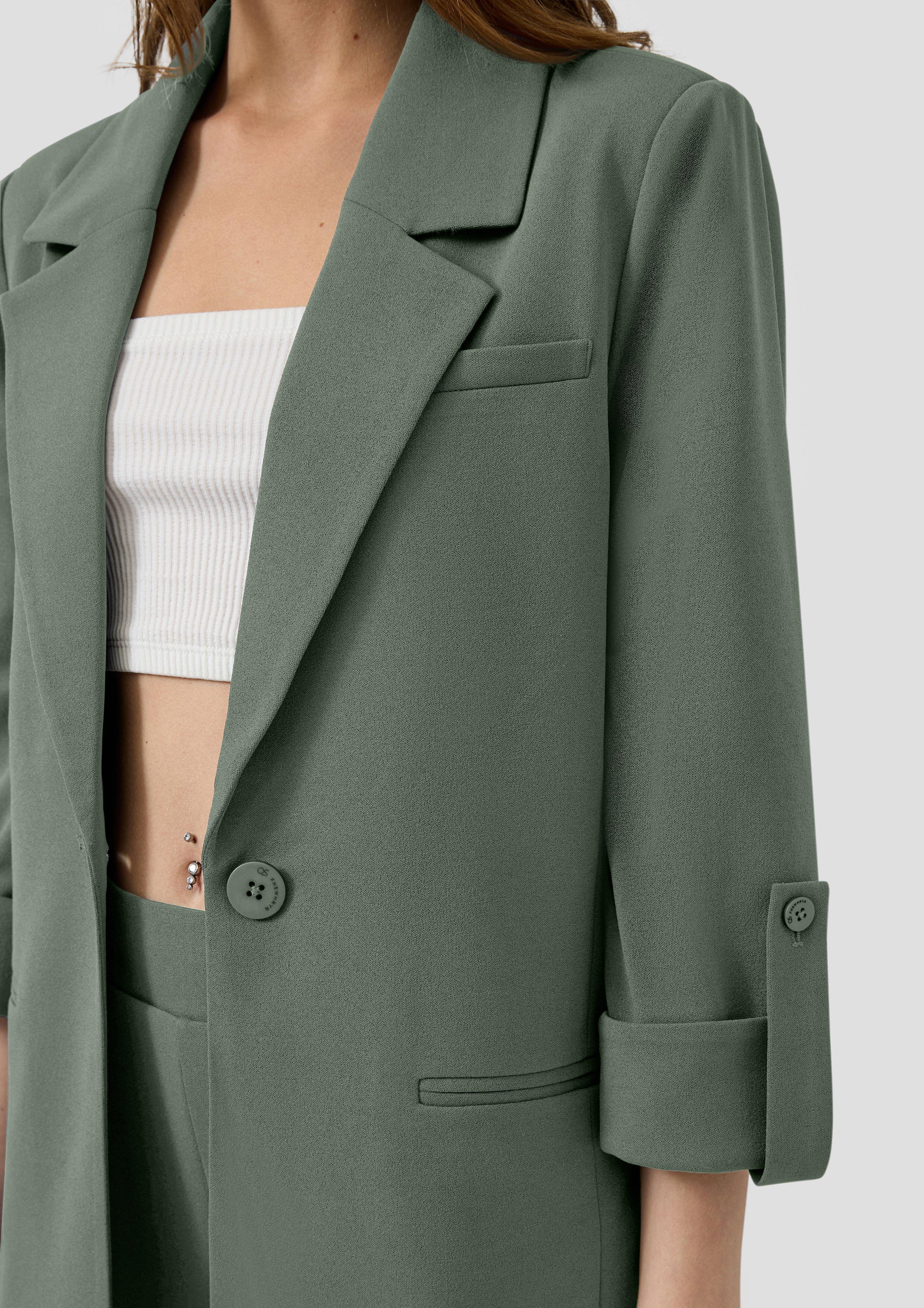 Blazer mit Turn-ups