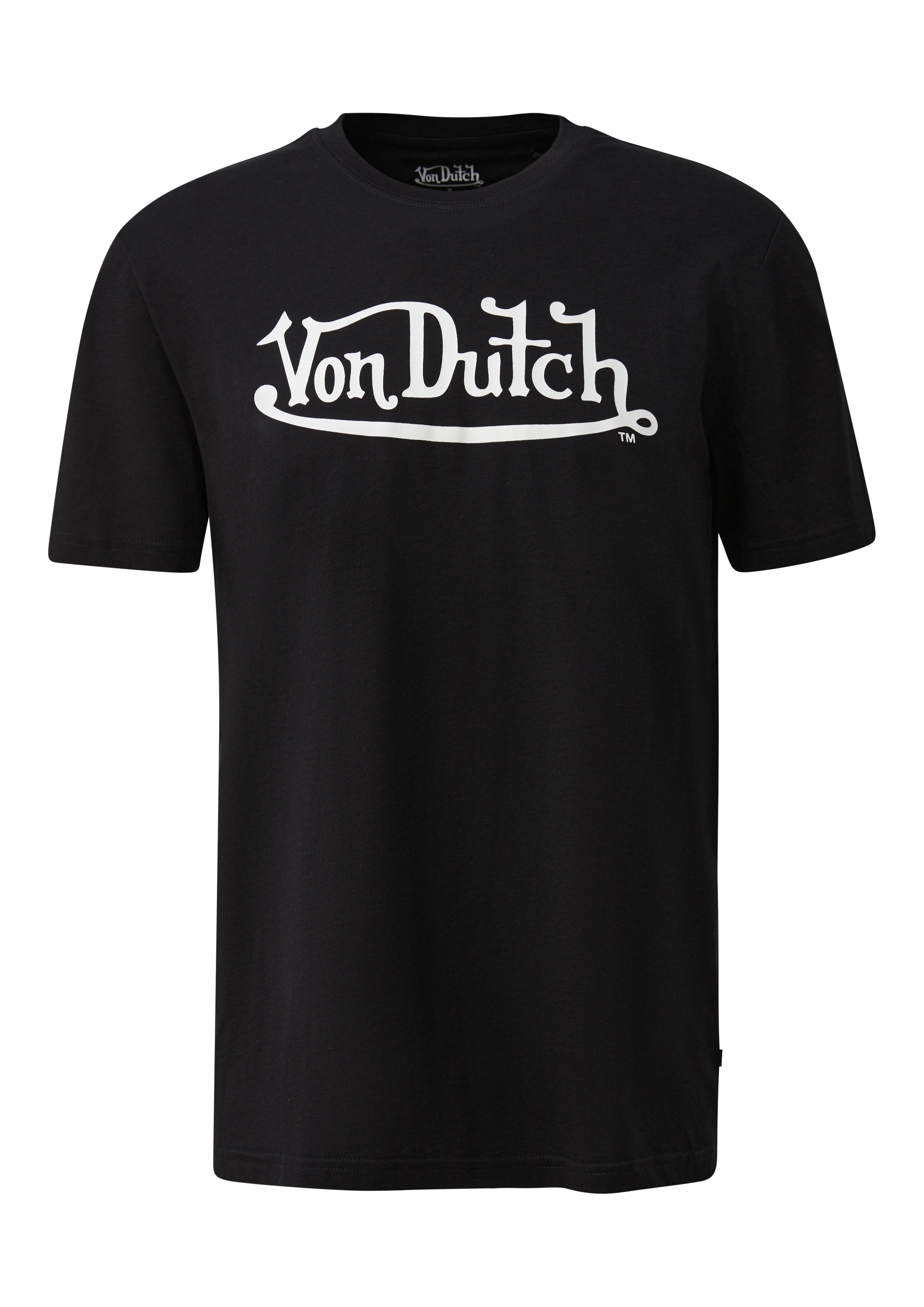 T-shirt met ronde hals en print op voorzijde | QS x Von Dutch