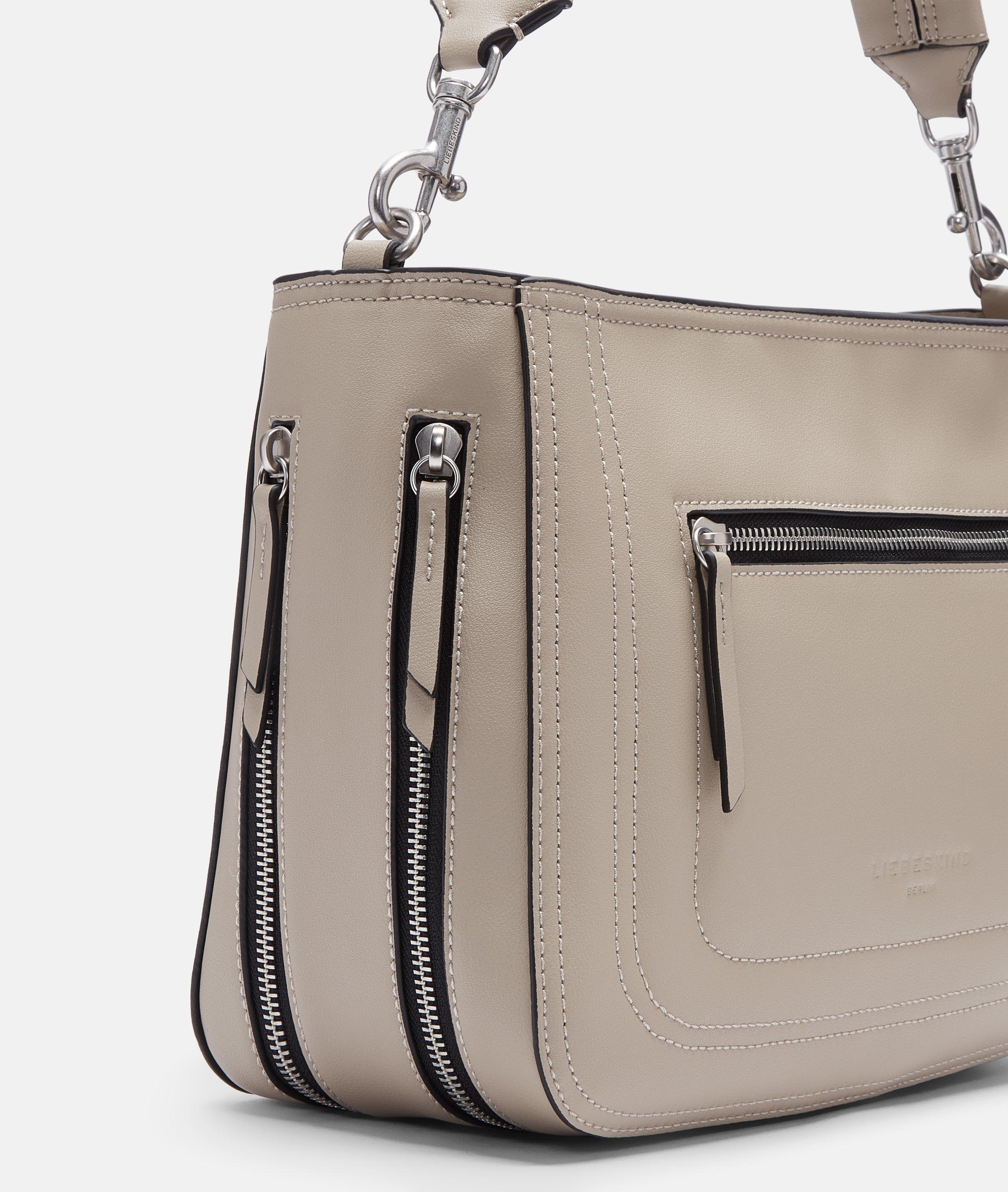 Brooke Hobo M in beige & black