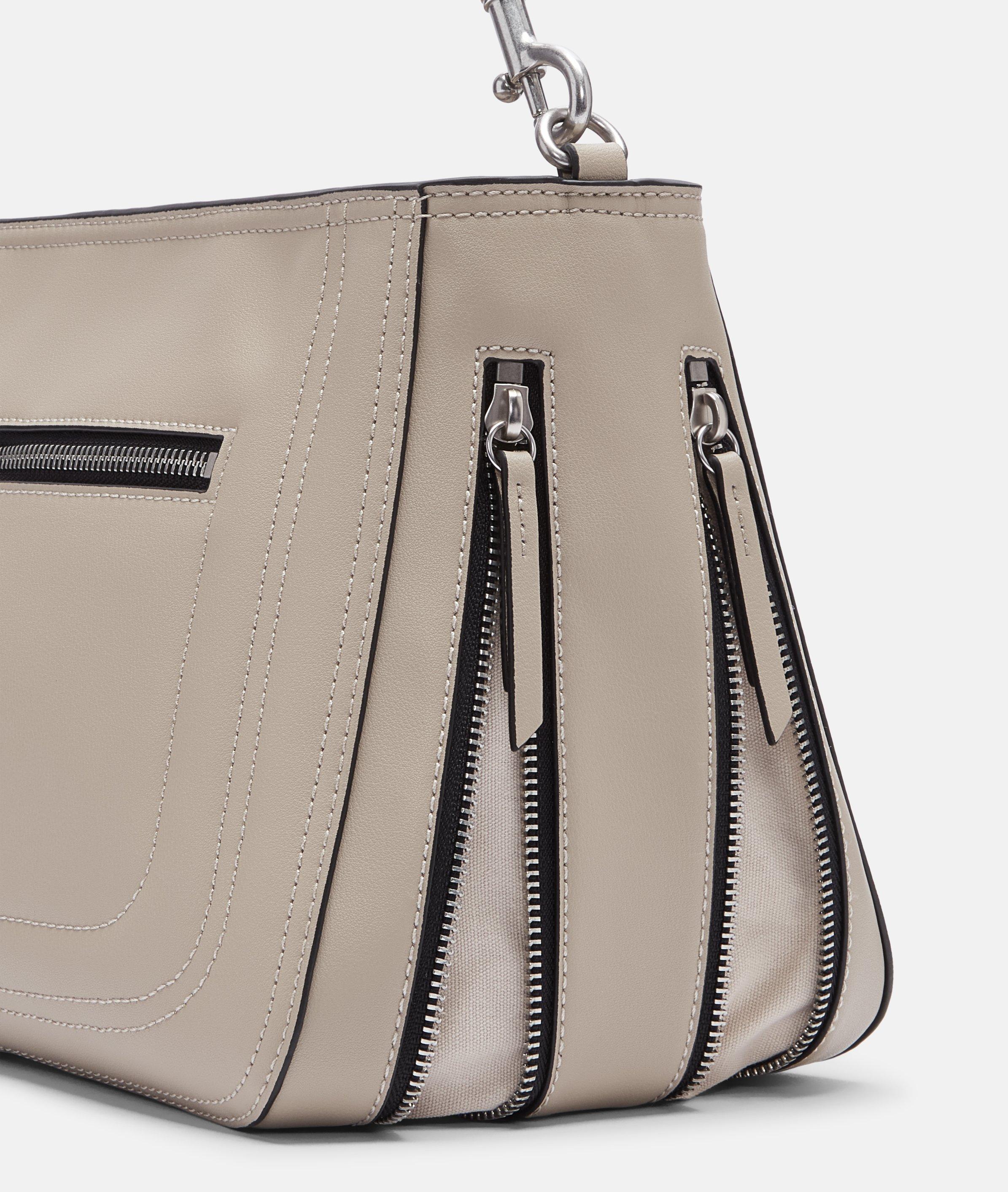 Brooke Hobo M in beige & black