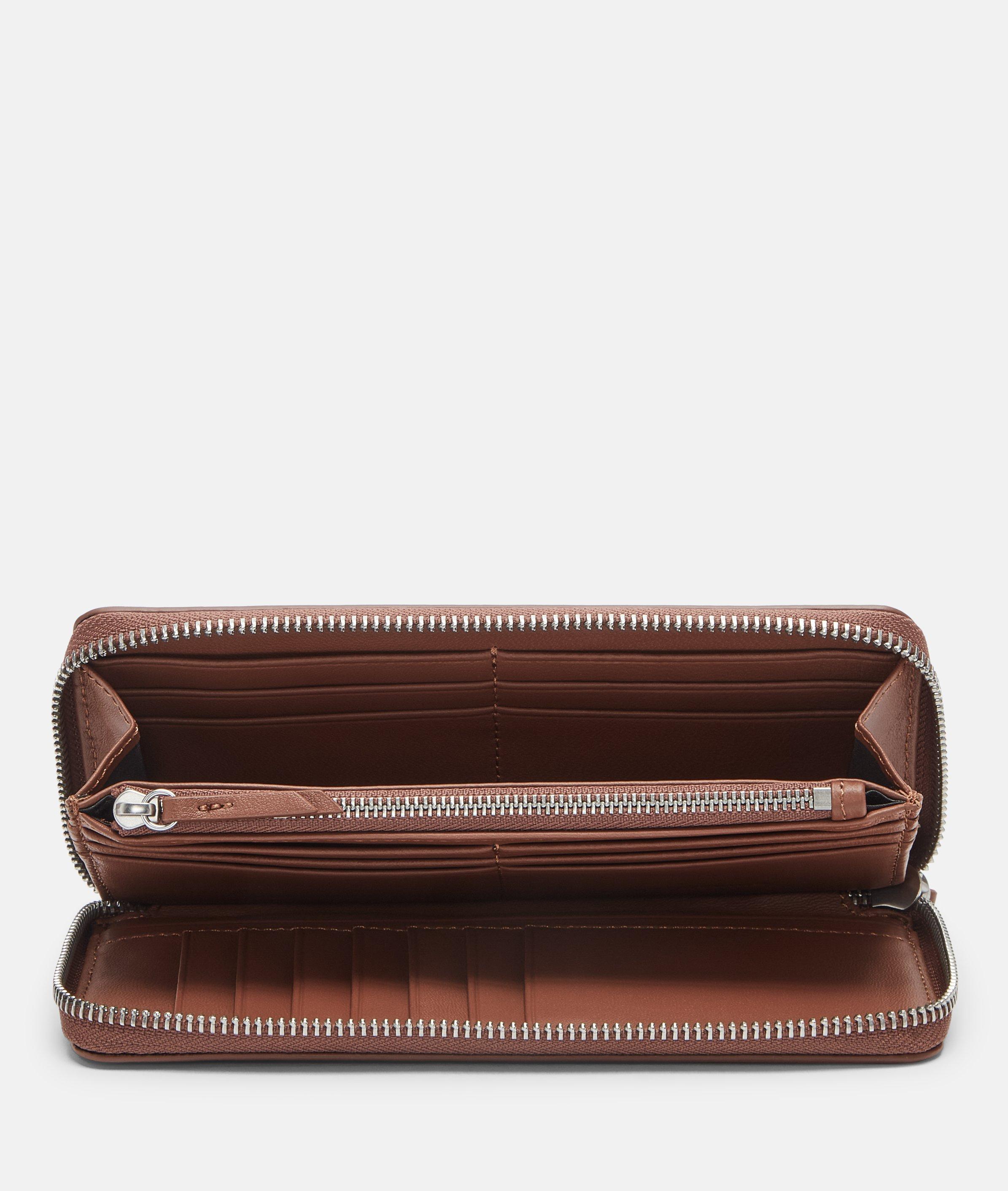 Juna wallet L in brown
