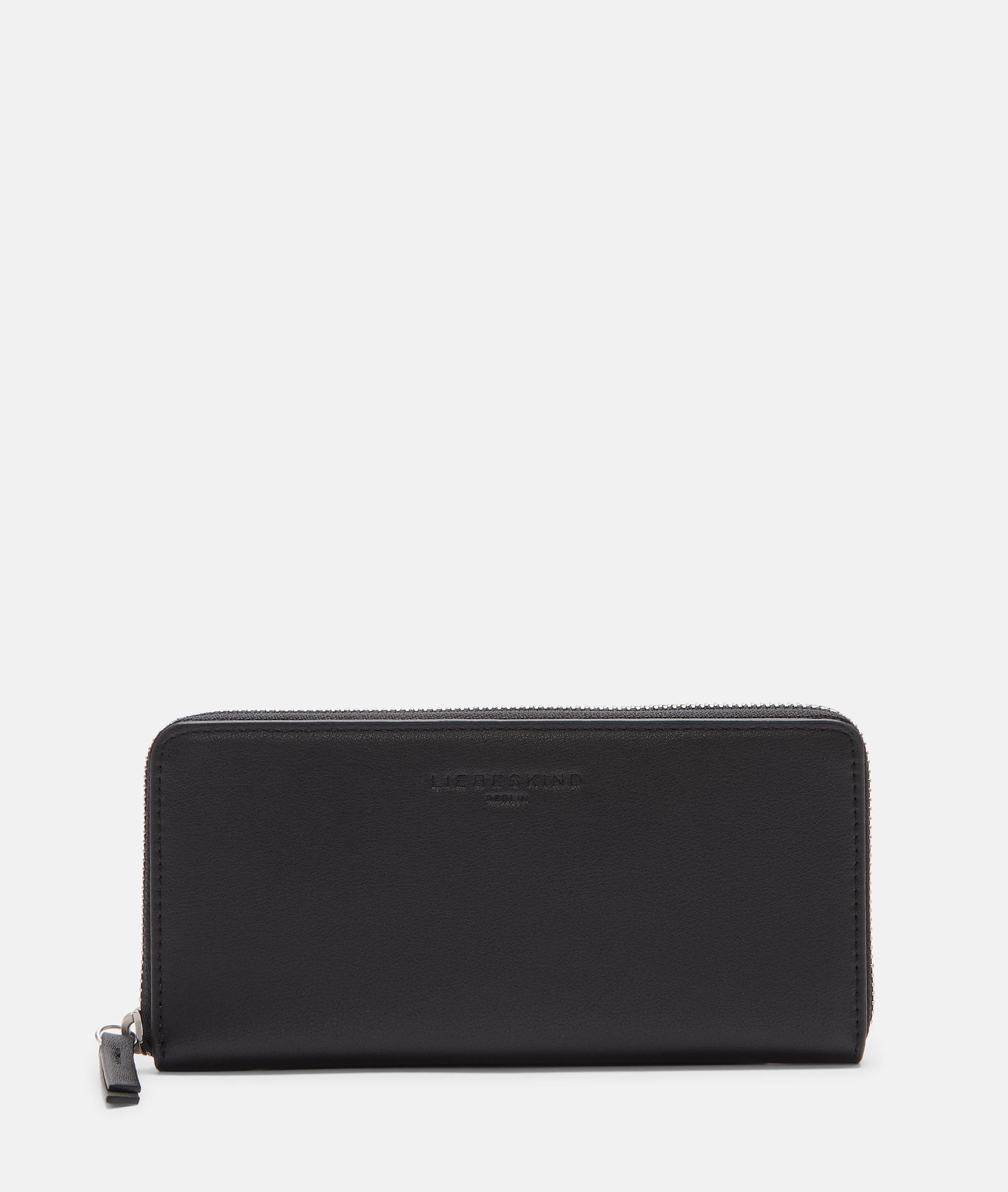 Juna wallet L in black