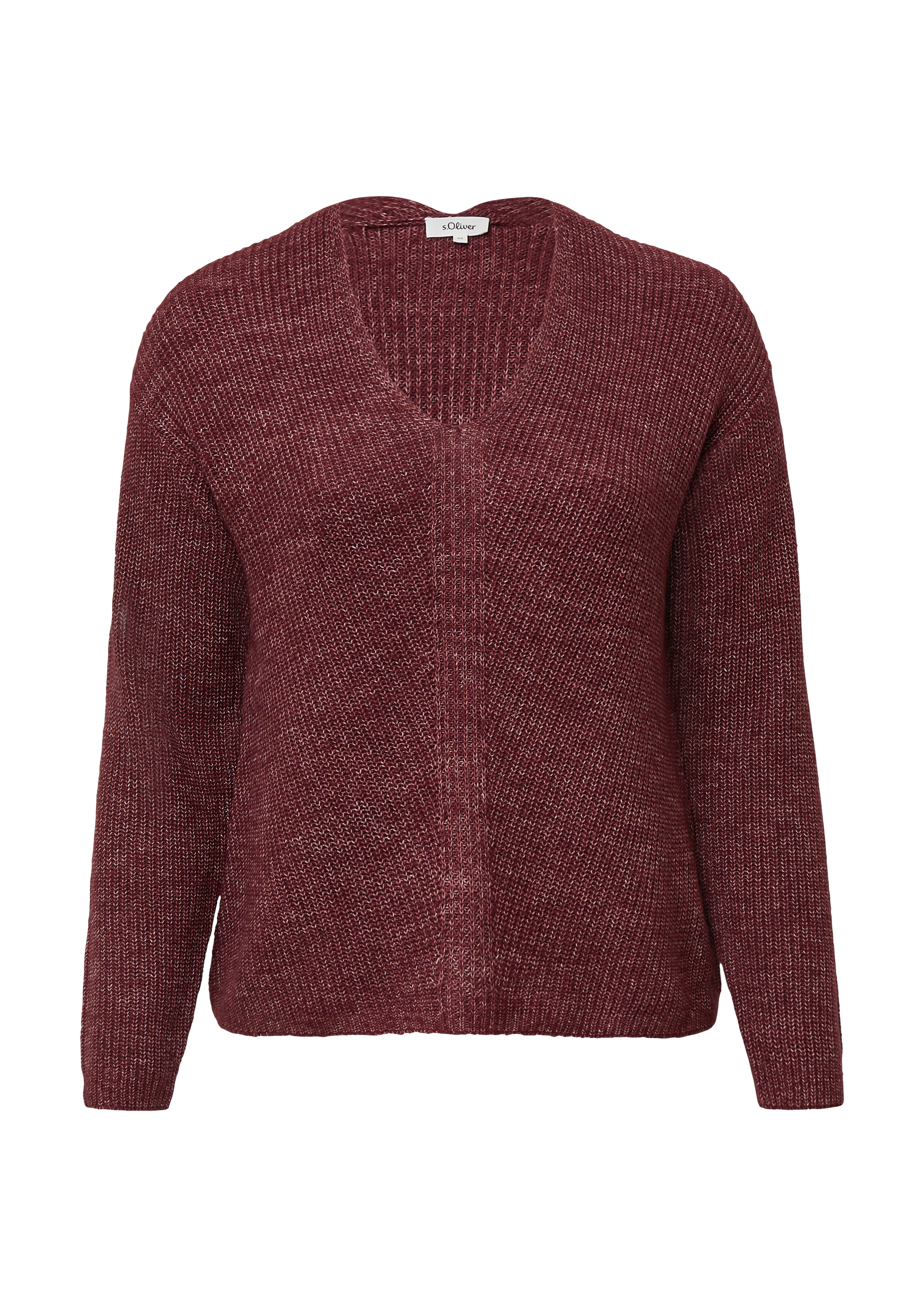 Weicher Strickpullover im Relaxed Fit mit V-Ausschnitt