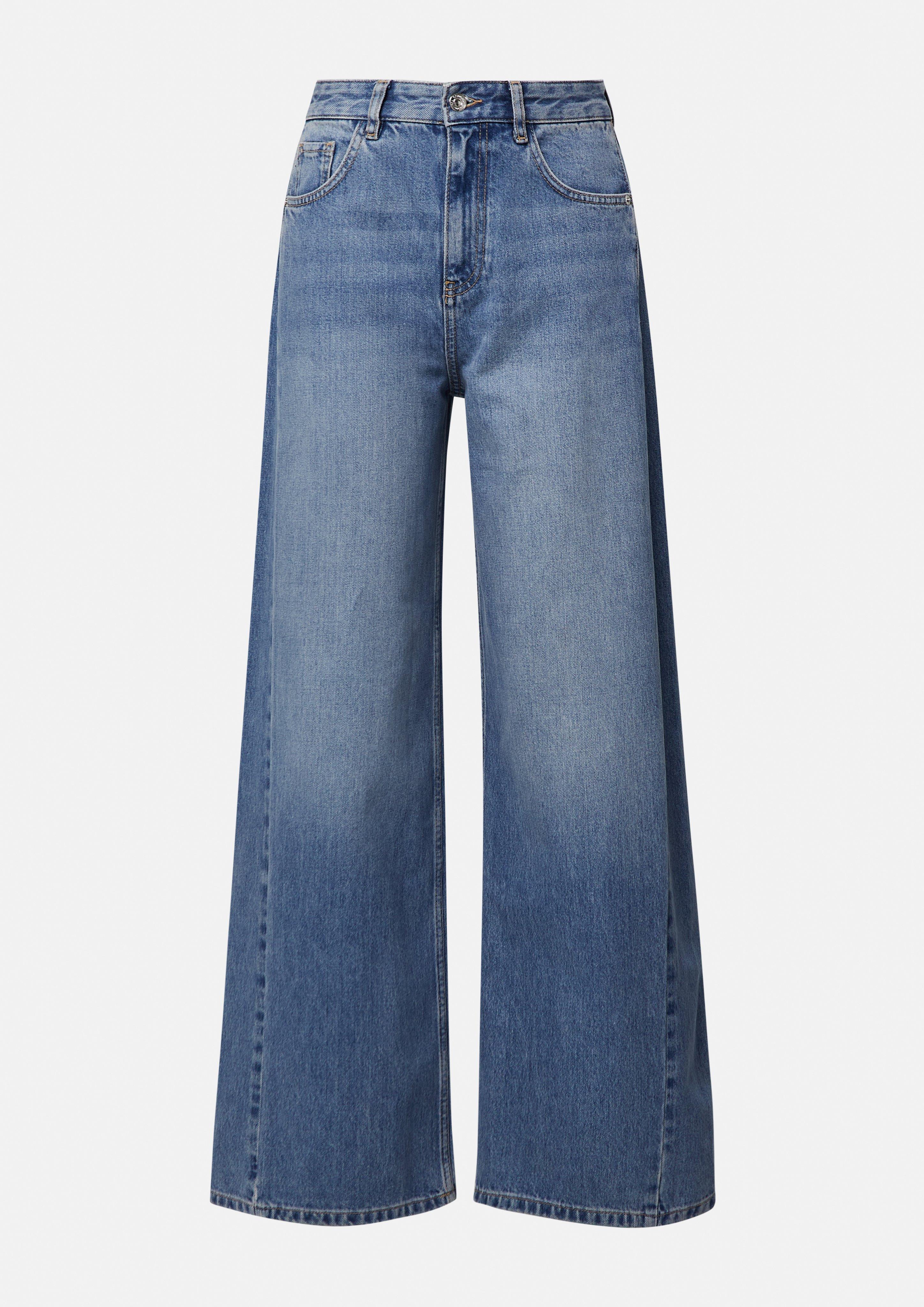デニム・ジーパン CHLO WIDE-LEG JEANS IN DENIM Chloé Wide Leg Jeans In Denim in Night blue | Chloé US