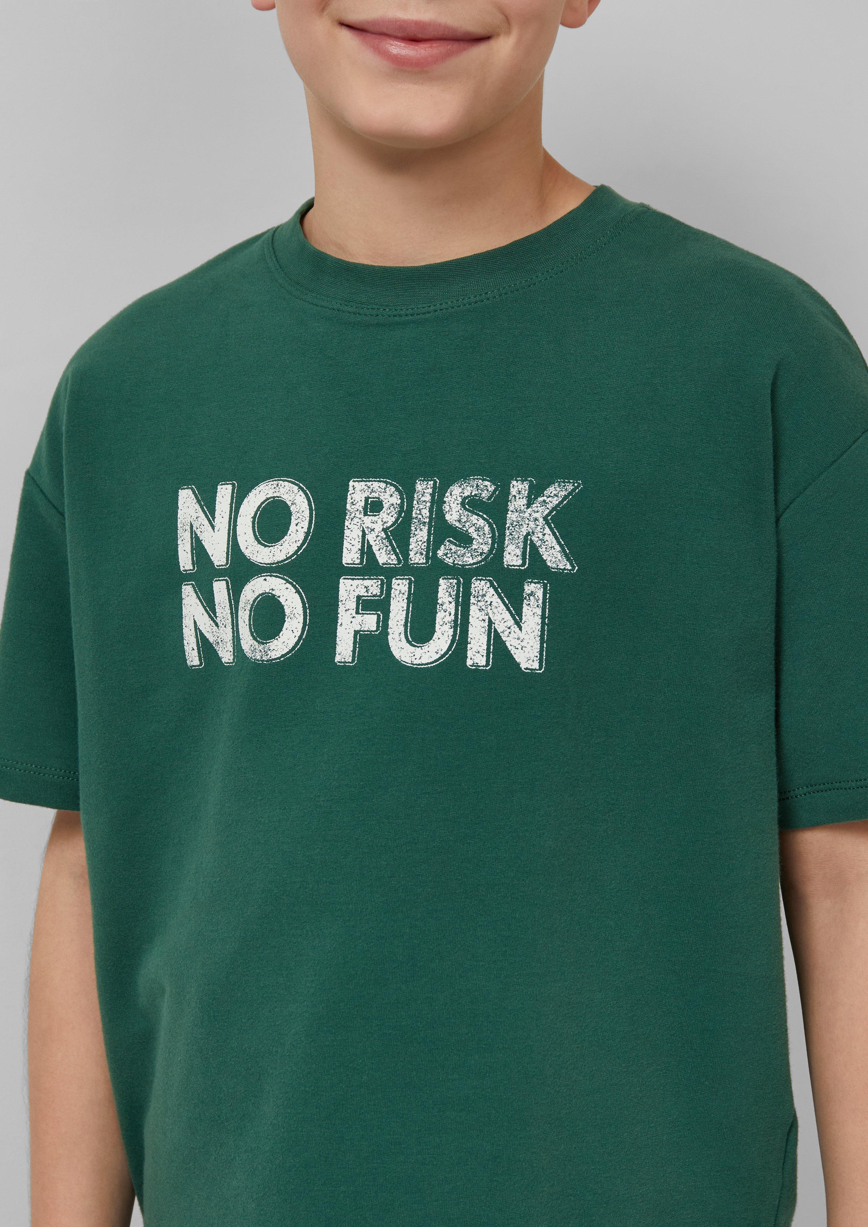 Weiches Sweat-T-Shirt im Oversize Fit