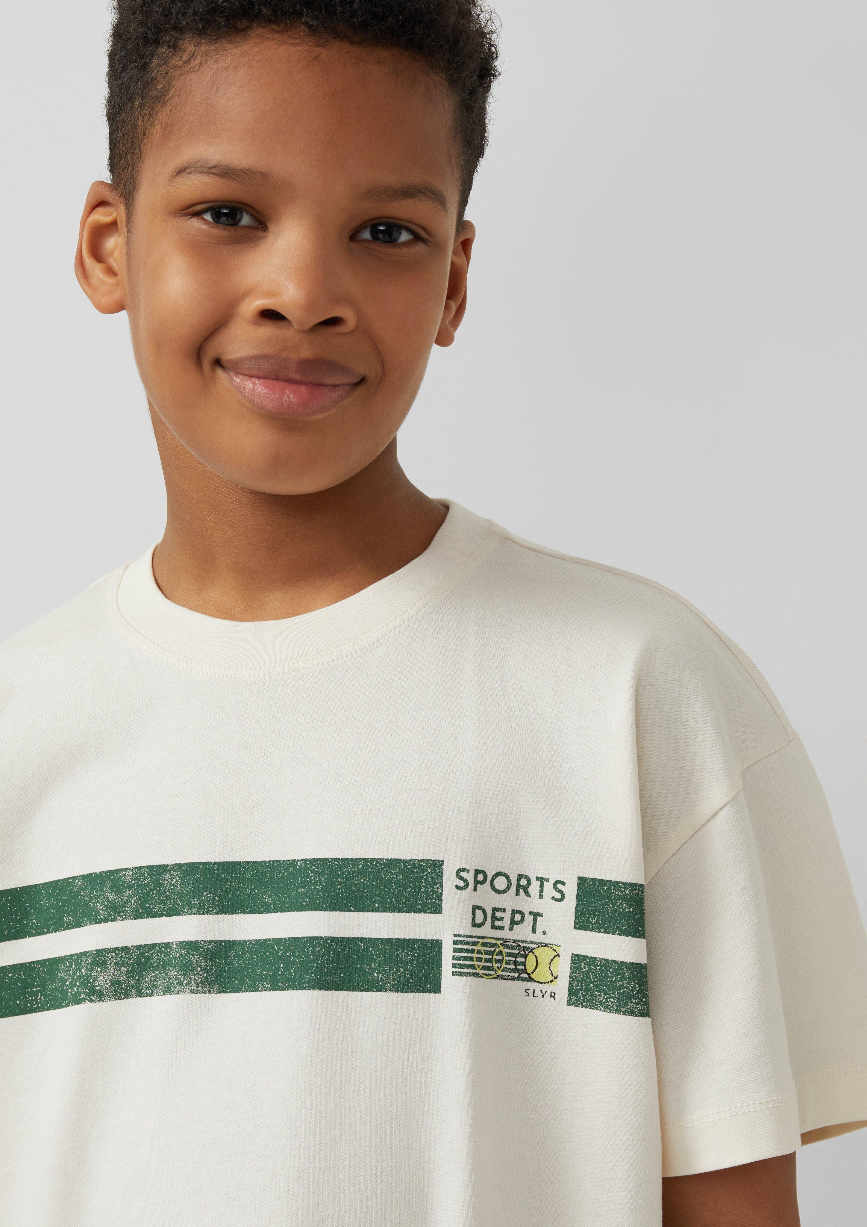 Oversize T-Shirt mit Front- und Rückenprint