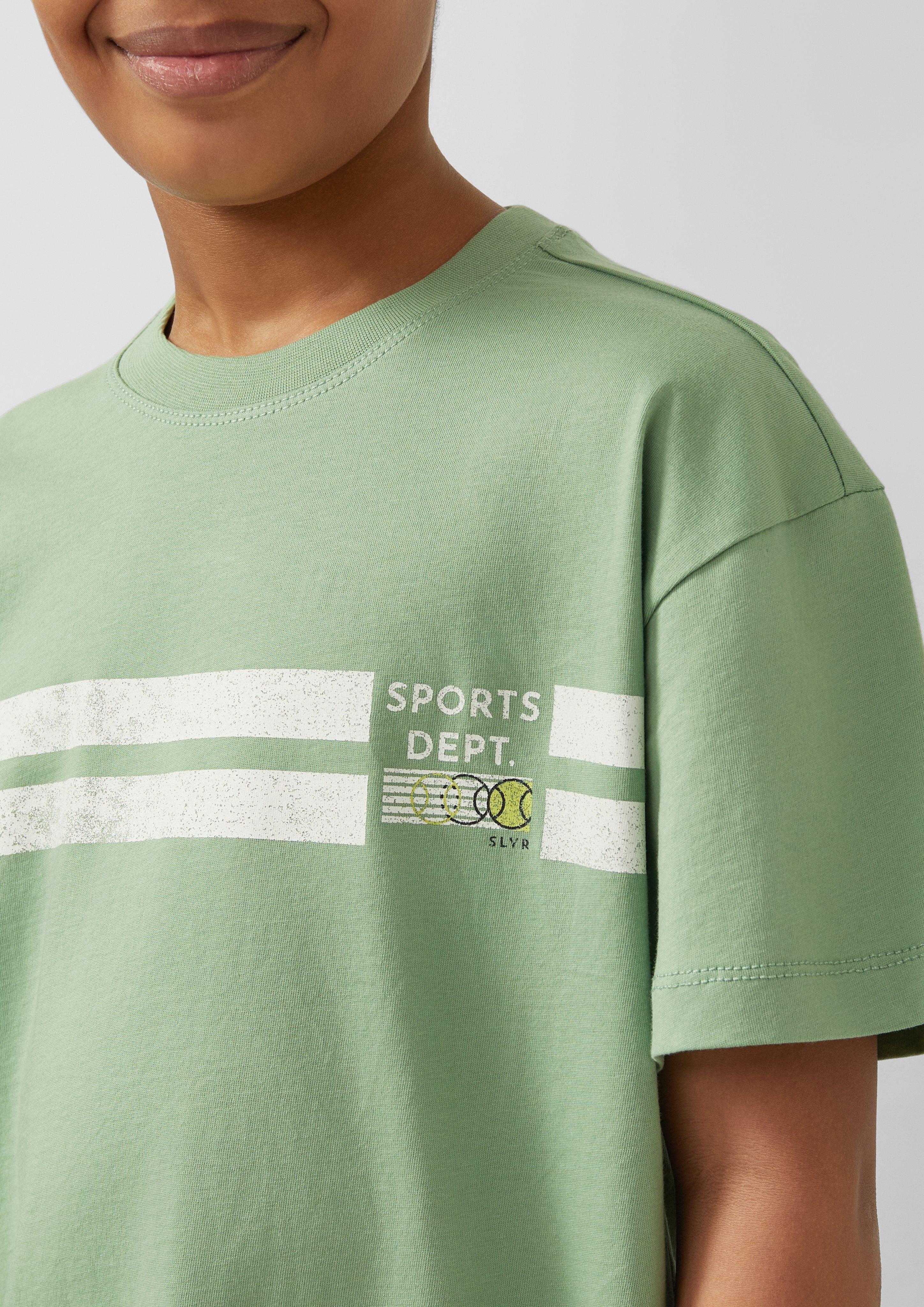 Oversize T-Shirt mit Front- und Rückenprint