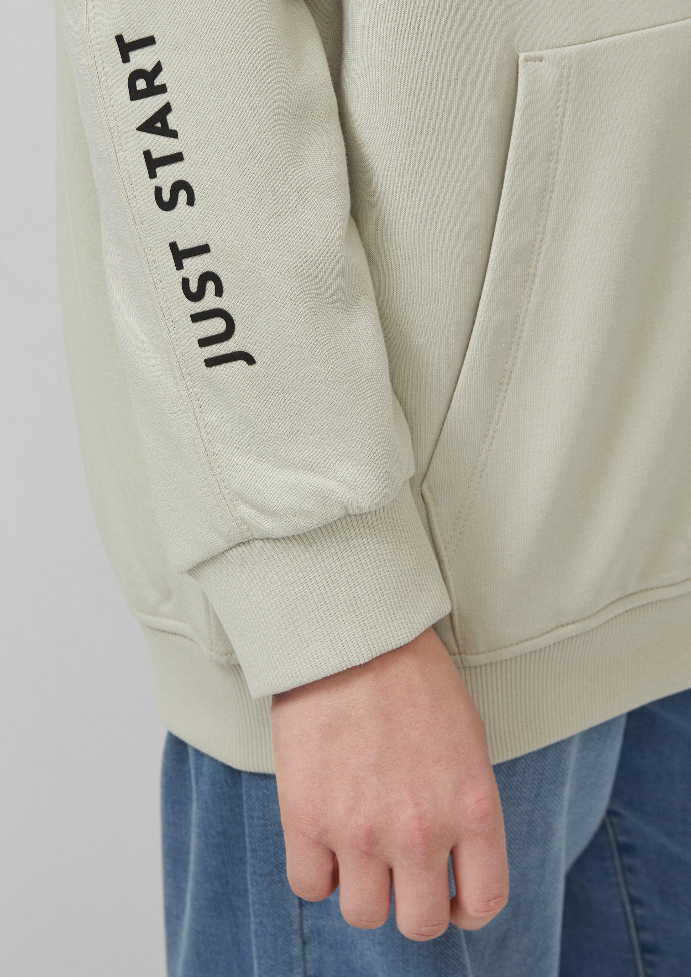 Oversize-Hoodie mit Print-Detail