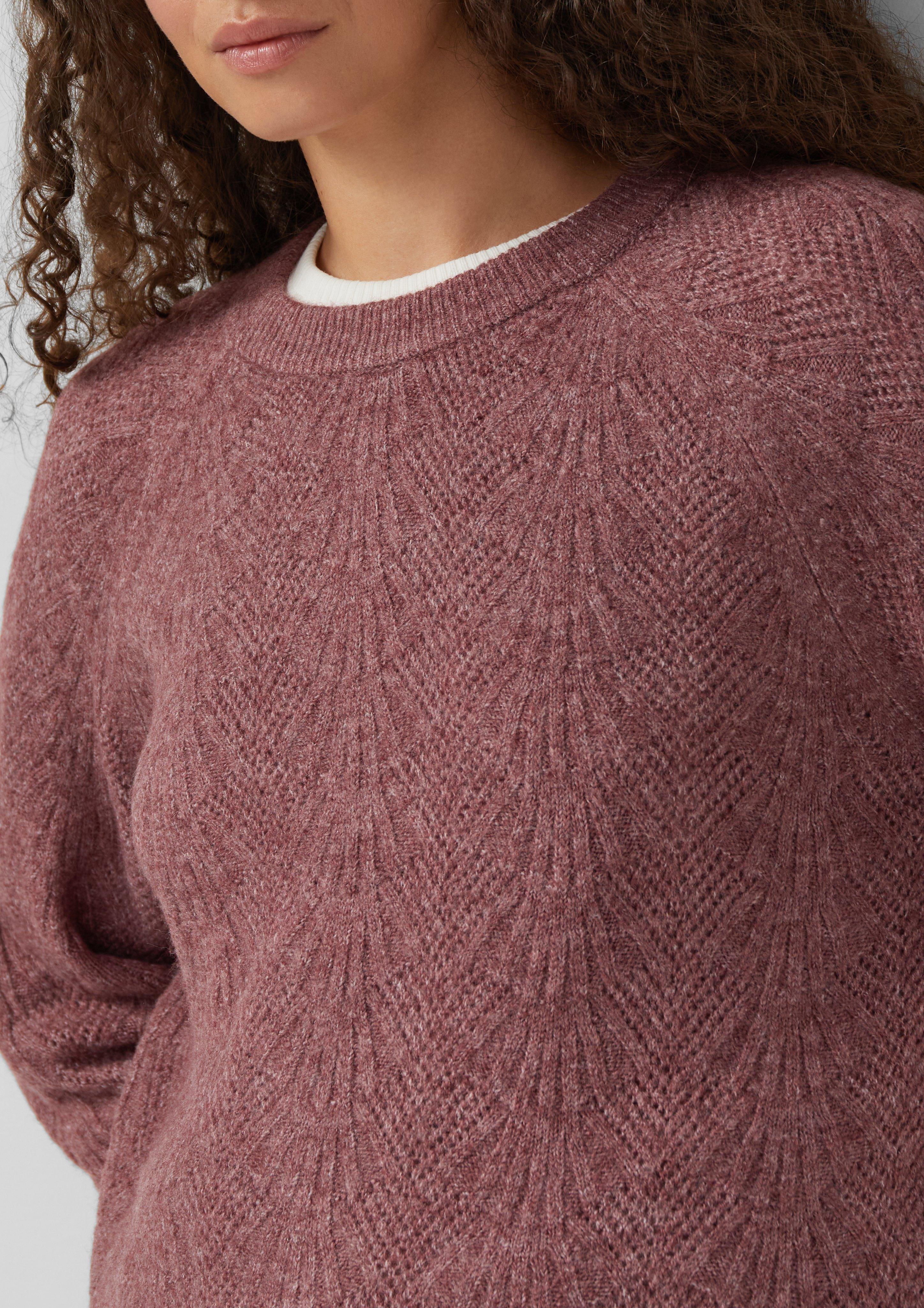 Pull en tricot in 39W0 & 02W0