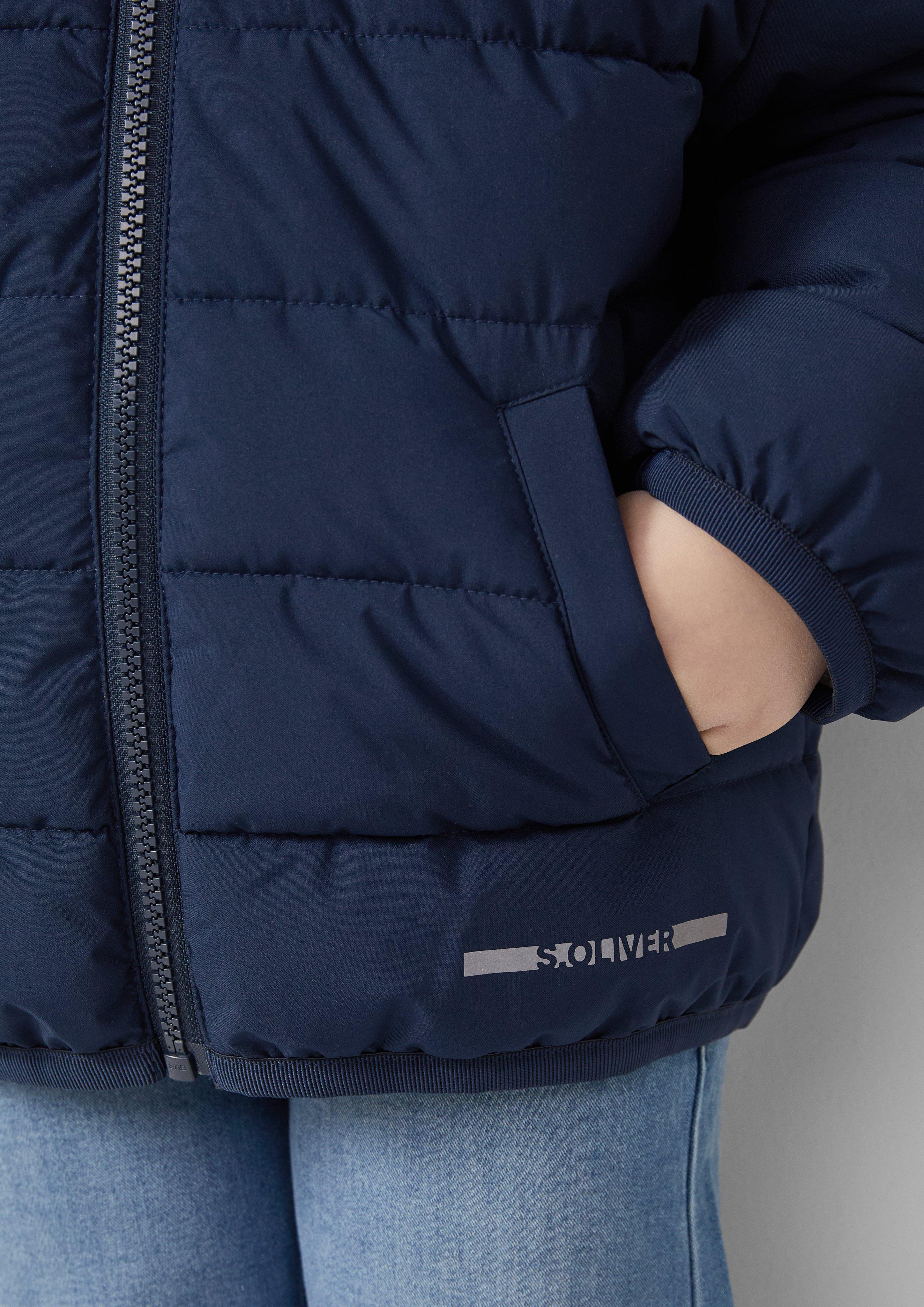 Thumbnail - Unisex Steppjacke mit Kapuze in Oversize