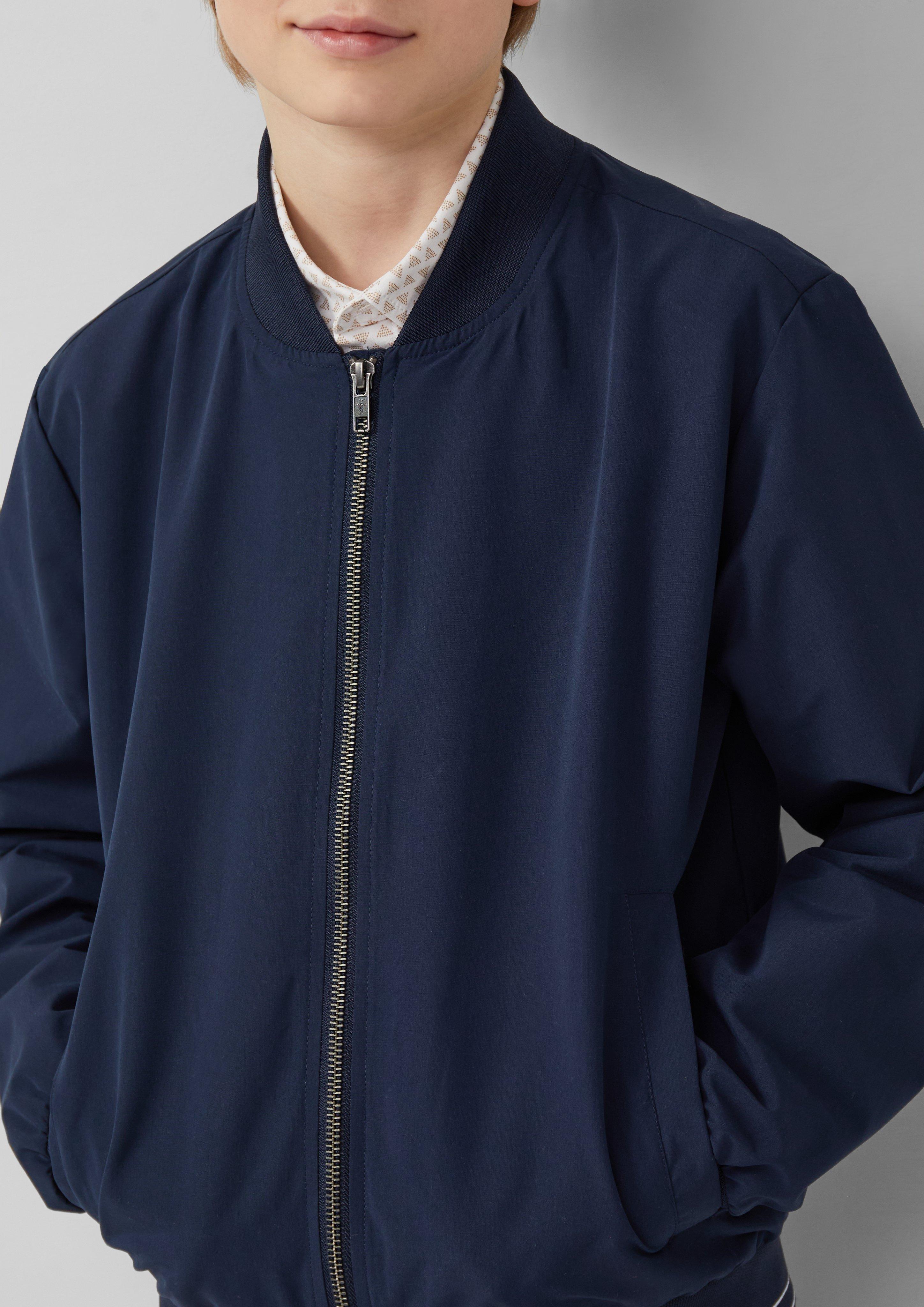 Blouson mit Reißverschluss und Streifendetails