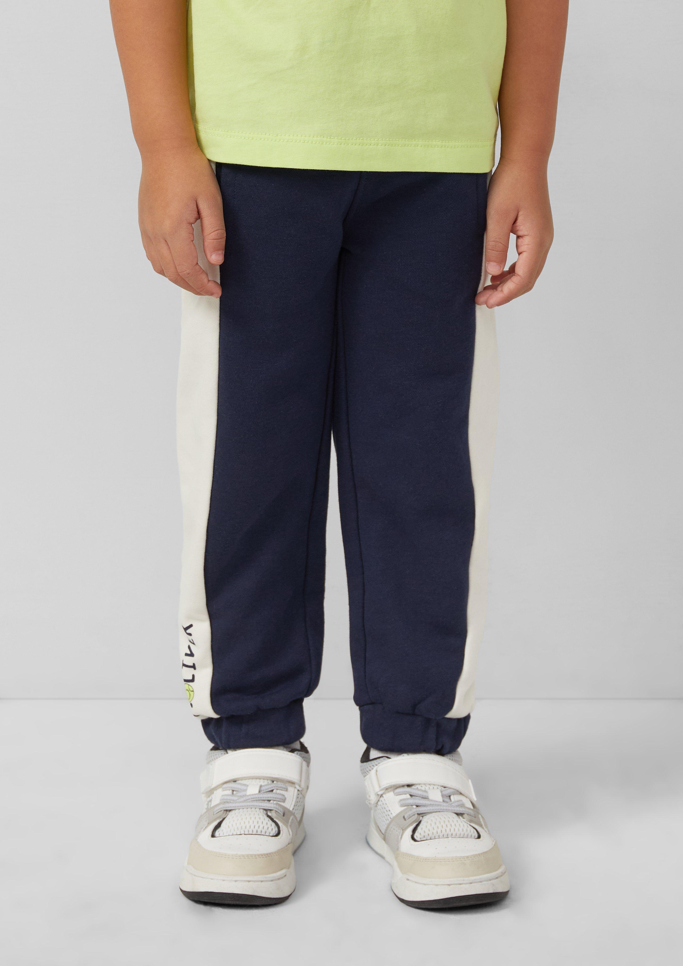 Jogginghose mit Print-Detail im Relaxed Fit