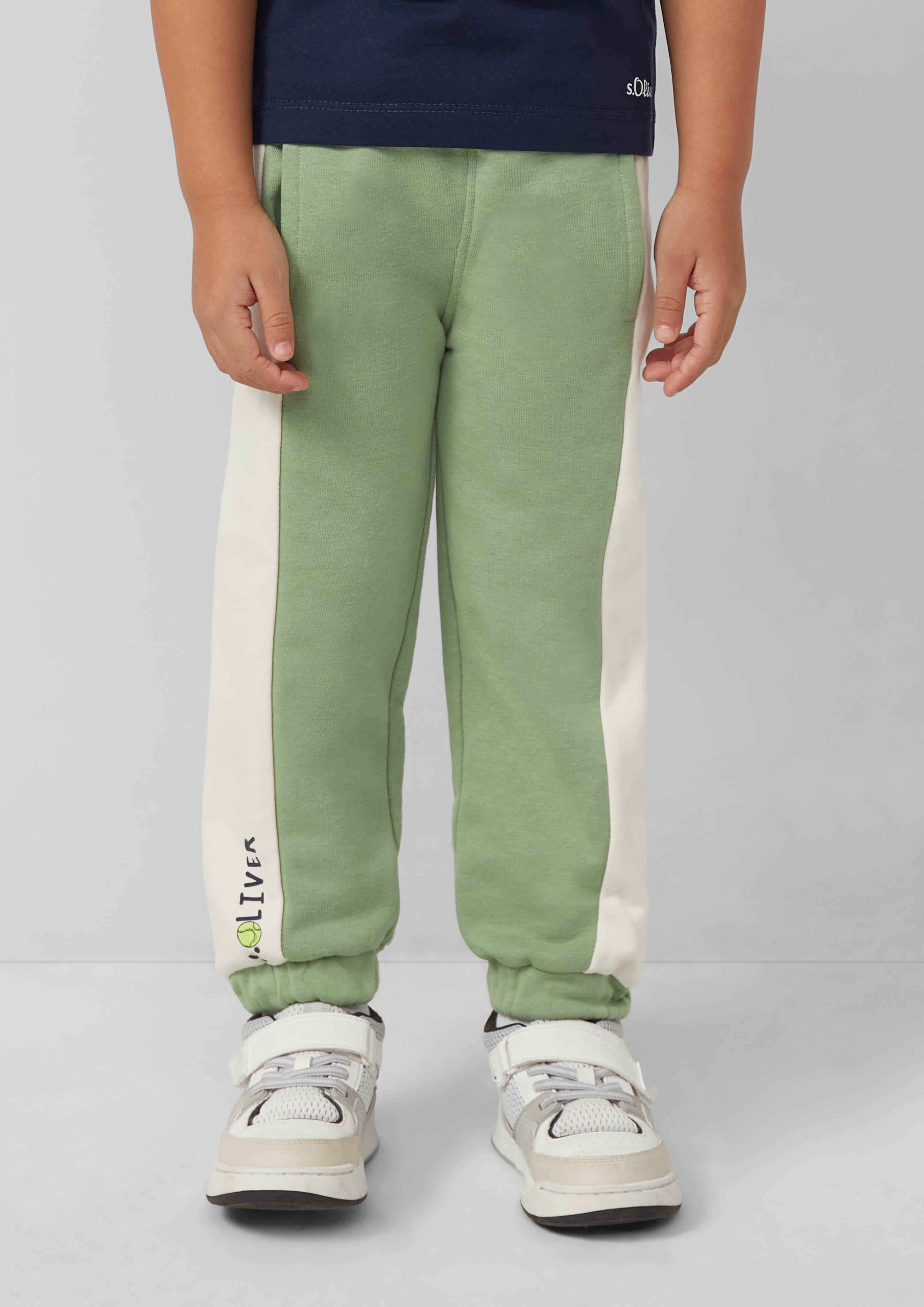 Thumbnail - Jogginghose mit Print-Detail im Relaxed Fit